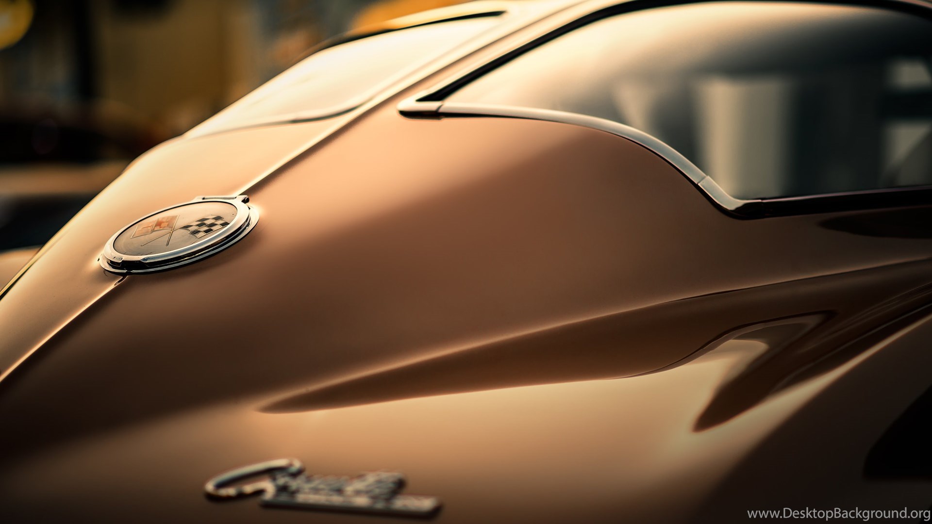 Chevrolet Corvette C3 Classic Car Classic Brown HD Wallpaper, cars. Desktop Background