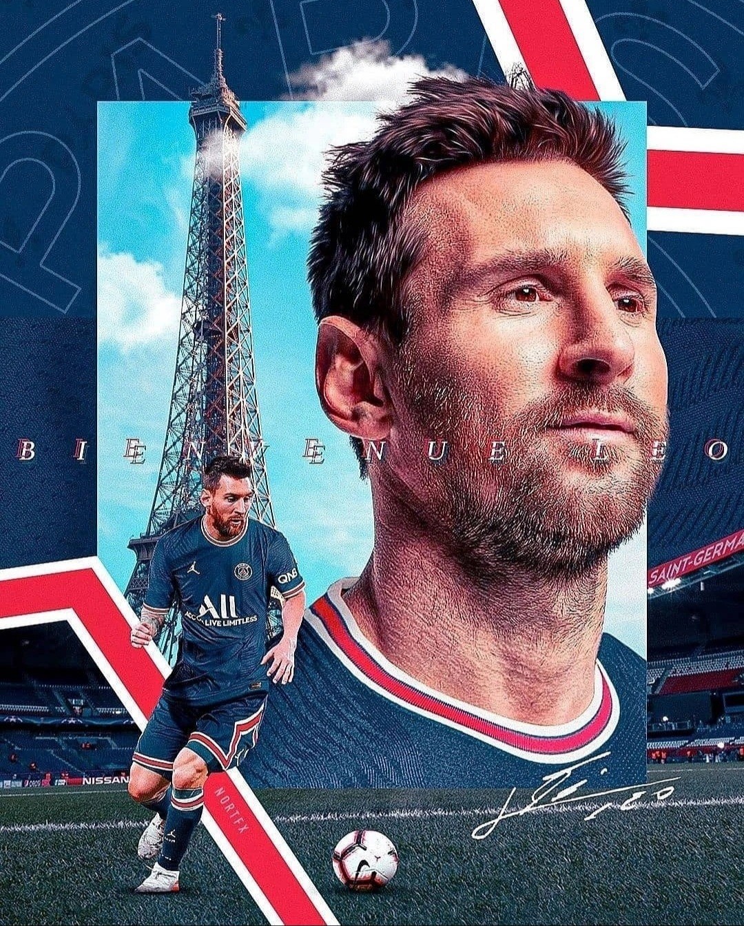 Messi PSG Mobile Wallpapers  Wallpaper Cave