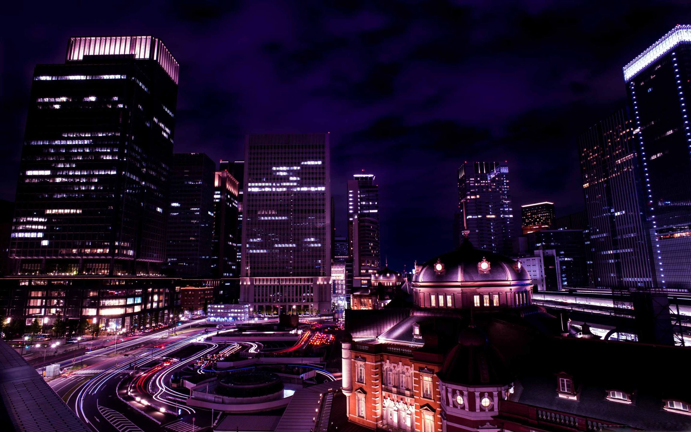 Tokyo Night View Japan MacBook Air Wallpaper Download