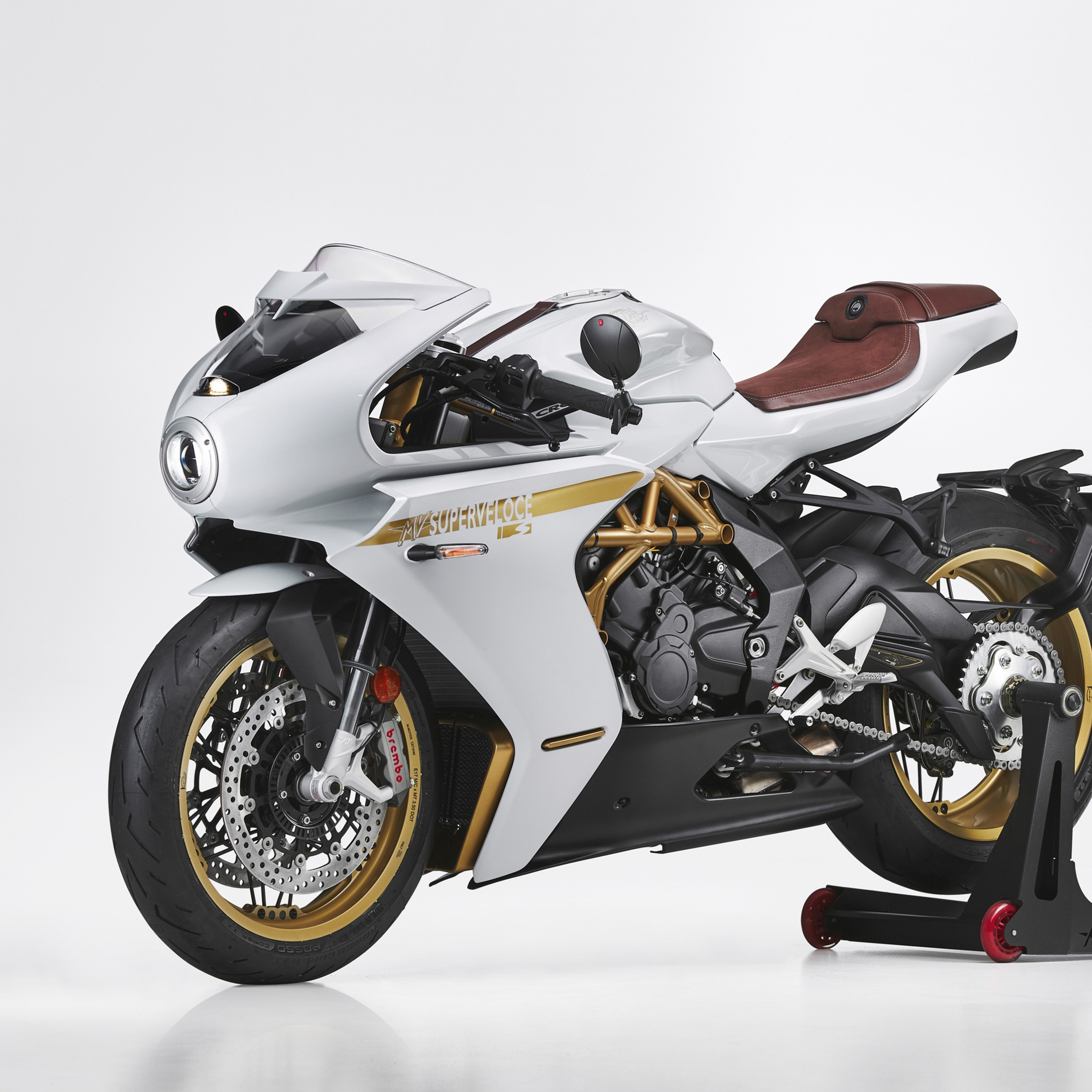 MV Agusta Superveloce S Wallpaper 4K, 2021, White background, Bikes