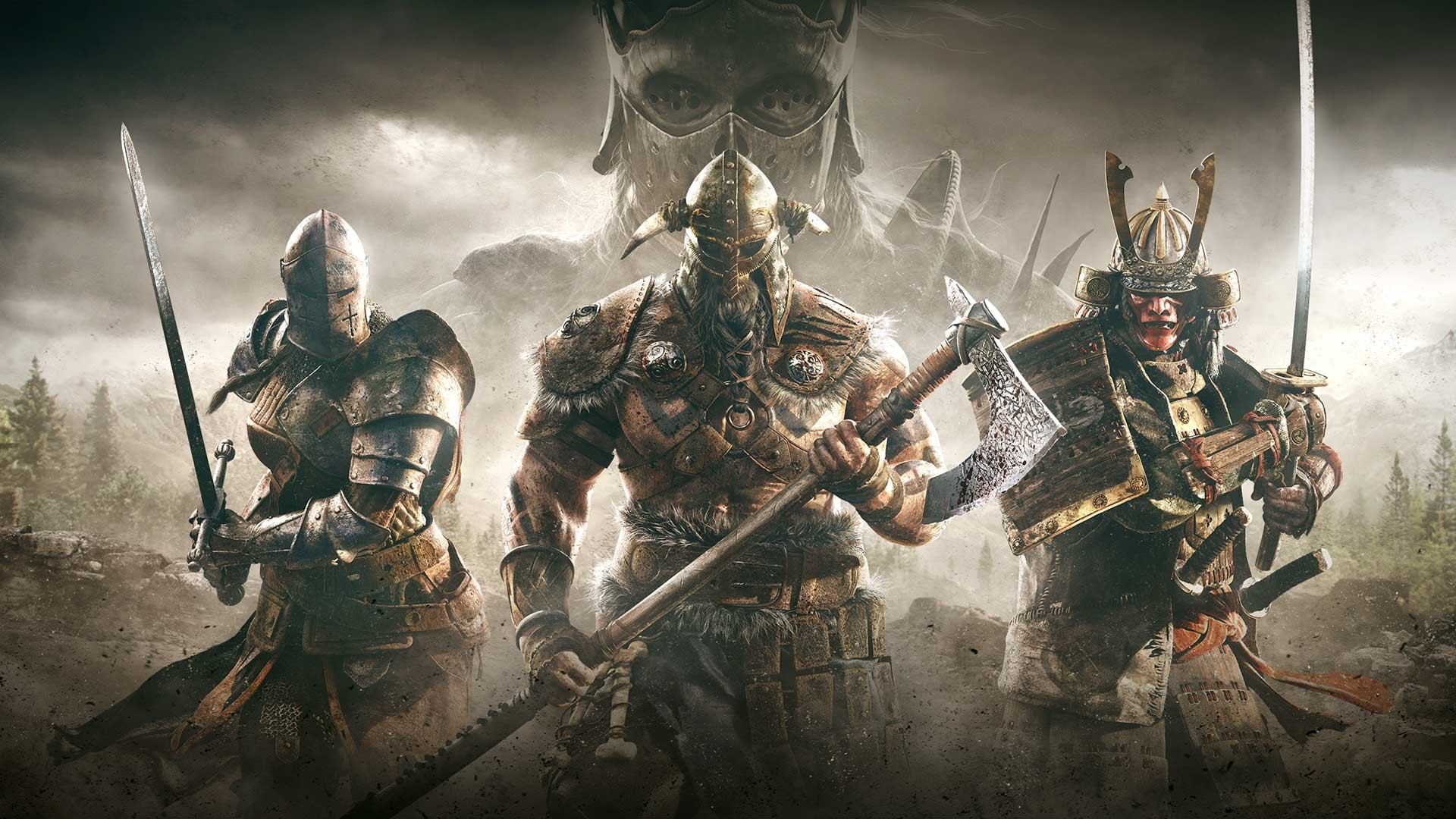Wallpaper, video games, knight, Vikings, sword, Axe, samurai, For Honor, crusaders, mythology, screenshot, warlord, mecha, computer wallpaper, pc game, mercenary 1920x1080