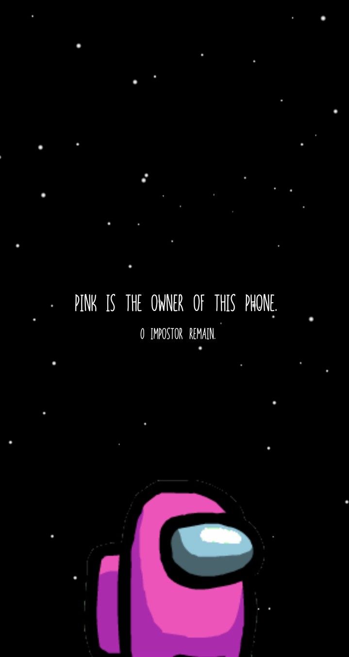 Pink Crewmate Among Us Wallpaper. Funny iphone wallpaper, Butterfly wallpaper iphone, Funny phone wallpaper