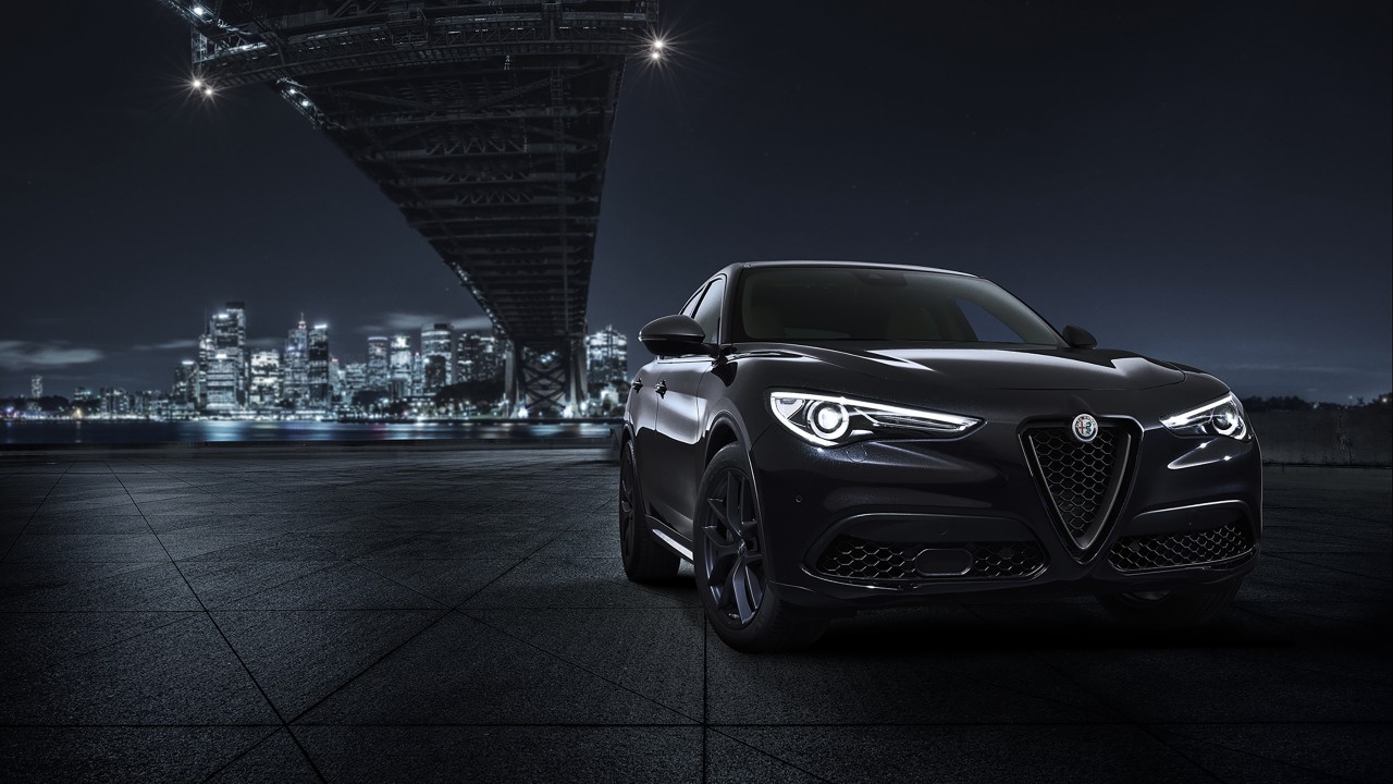 Alfa Romeo Stelvio Monochrome Edition Wallpaper 3D Models. Free