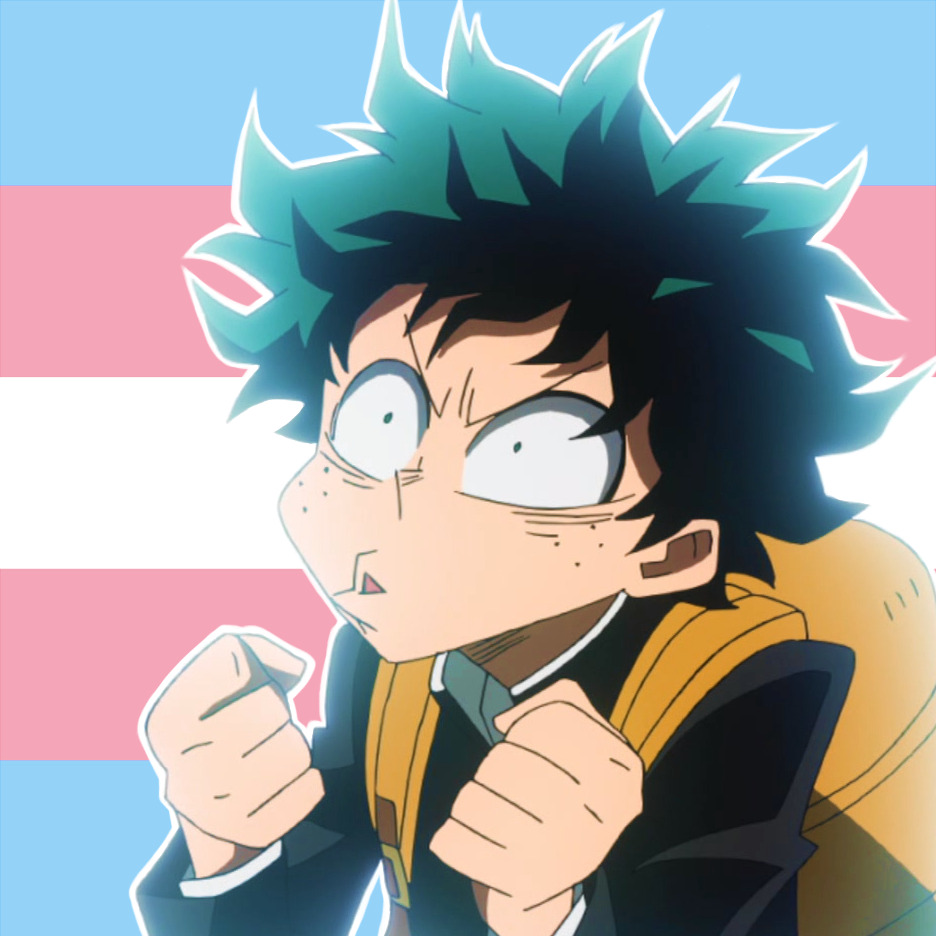 Some trans!Deku icons for pride month!! All are fr