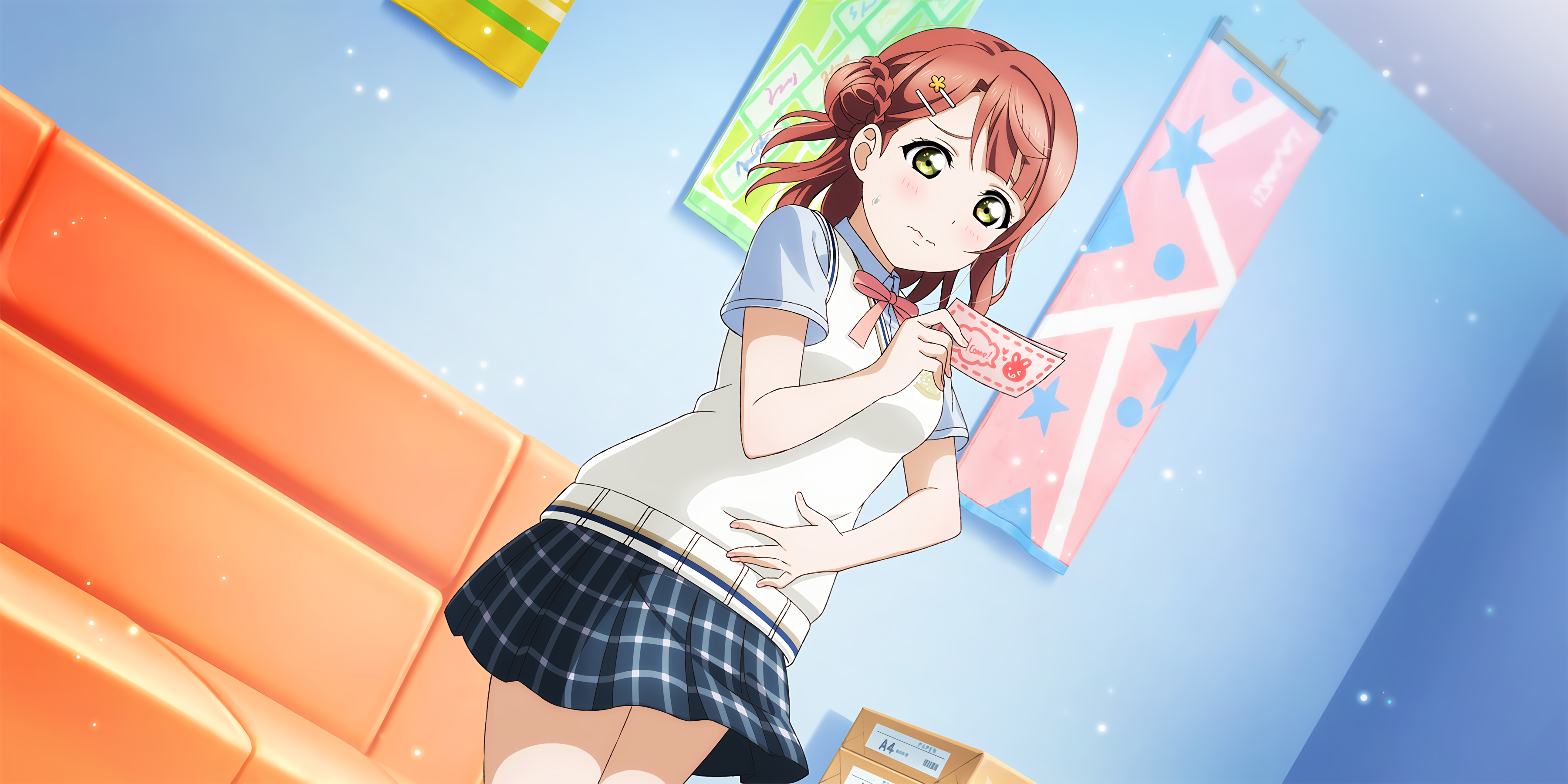 Wallpaper, Love Live Series, Love Live Sunshine, Love Live, Uehara Ayumu 3600x1800