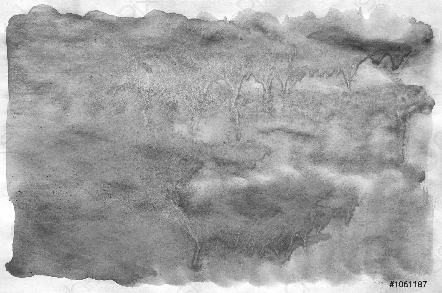 Dark grey watercolor background for wallpaper Aquarelle color illustration