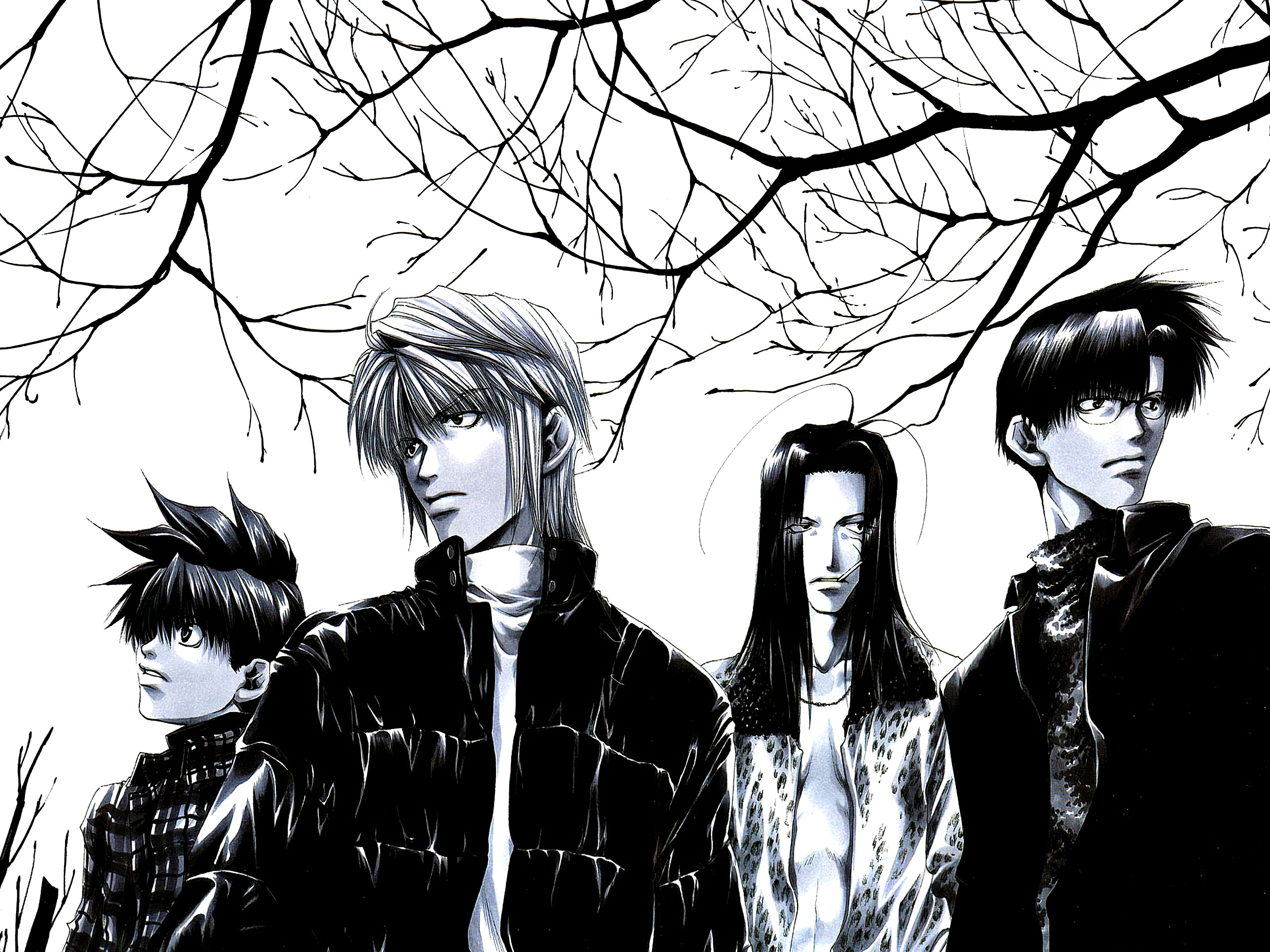 Cho Hakkai Genjo Sanzo Goku Saiyuki Saiyuki Reload Sha Gojyo Wallpaper:3200x2400