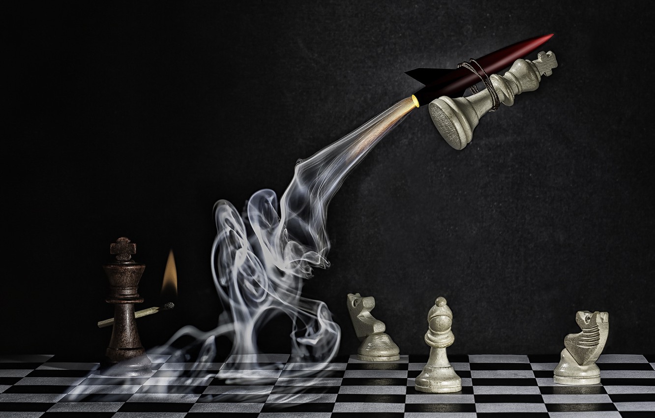 Wallpaper chess, figure, Explosive Checkmate image for desktop, section ситуации