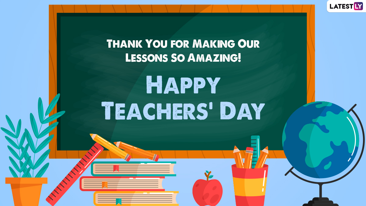 Best Teachers' Day 2021 Greetings & HD Image for Free Download Online: Send Happy Teachers Day Wishes With GIFs, Quotes, Wallpaper and Lovely Messages