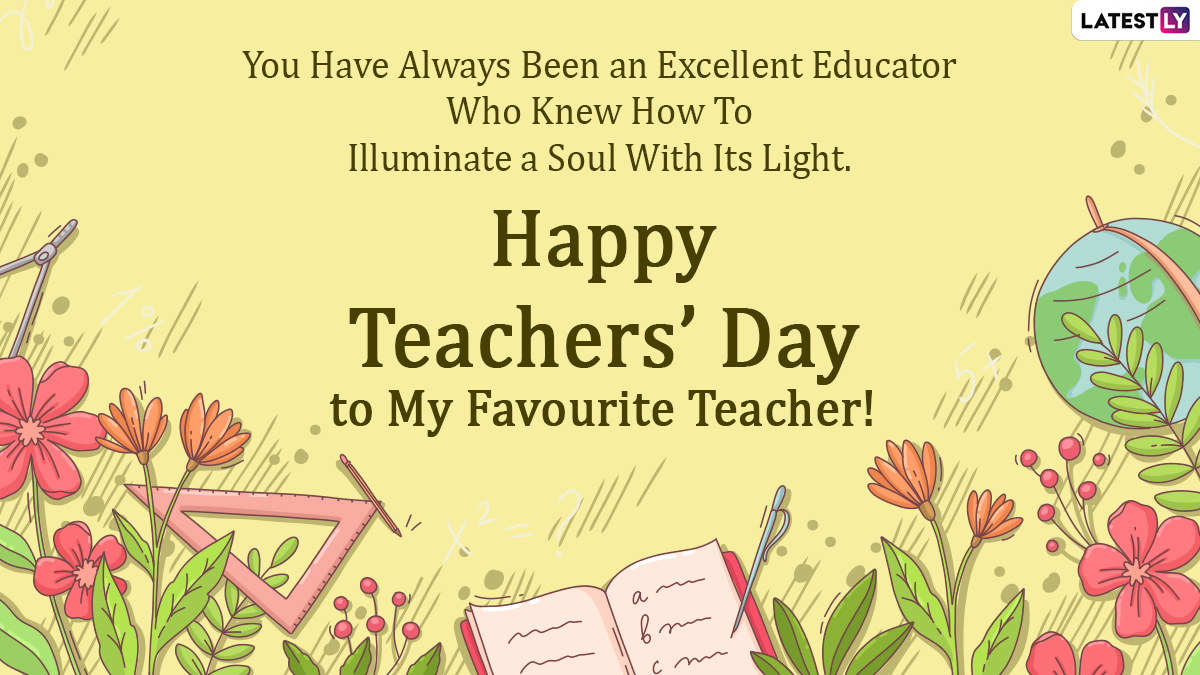 Teachers' Day 2021 Messages & Greetings: WhatsApp Stickers, GIF Image, SMS, Wishes and Quotes To Thank and Appreciate Your Teachers