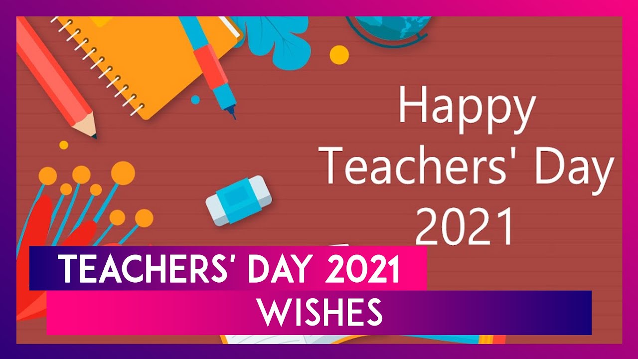 Best Teachers' Day 2021 Greetings & HD Image for Free Download Online: Send Happy Teachers Day Wishes With GIFs, Quotes, Wallpaper and Lovely Messages
