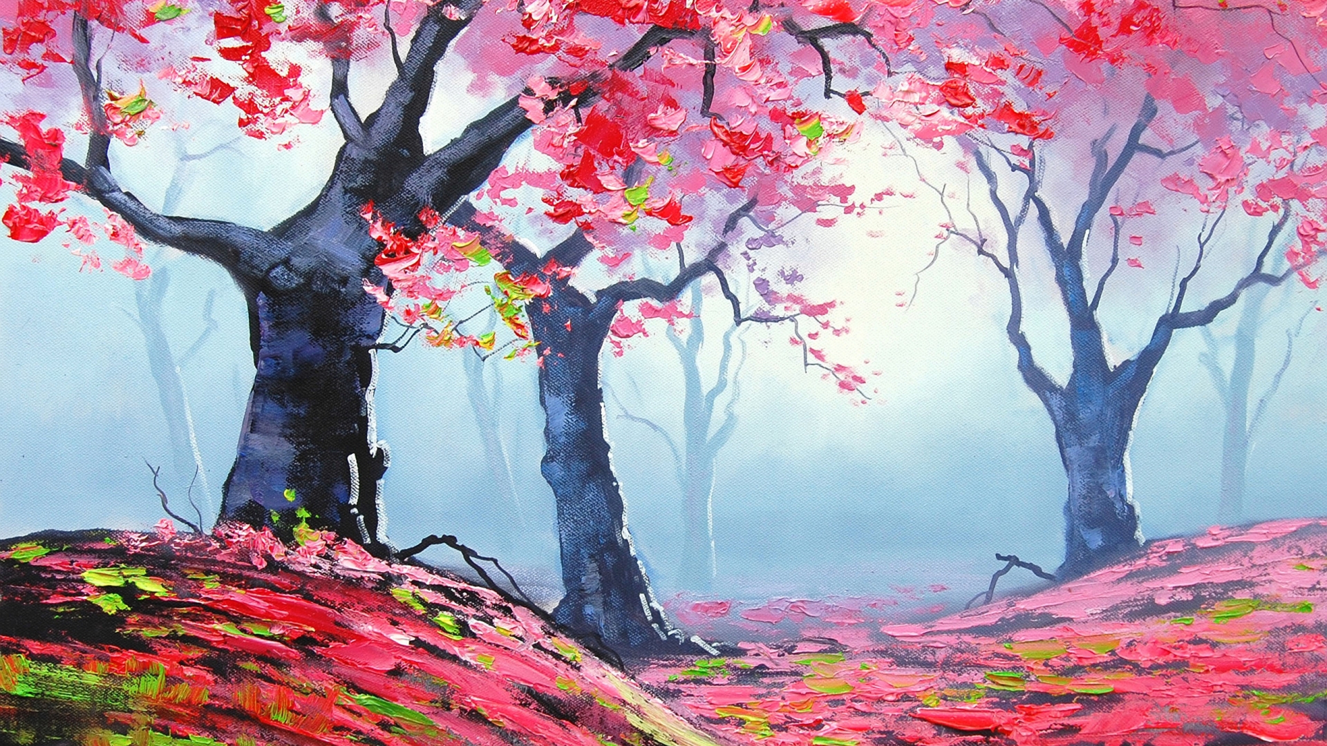 Autumn art Desktop wallpaper 1920x1080