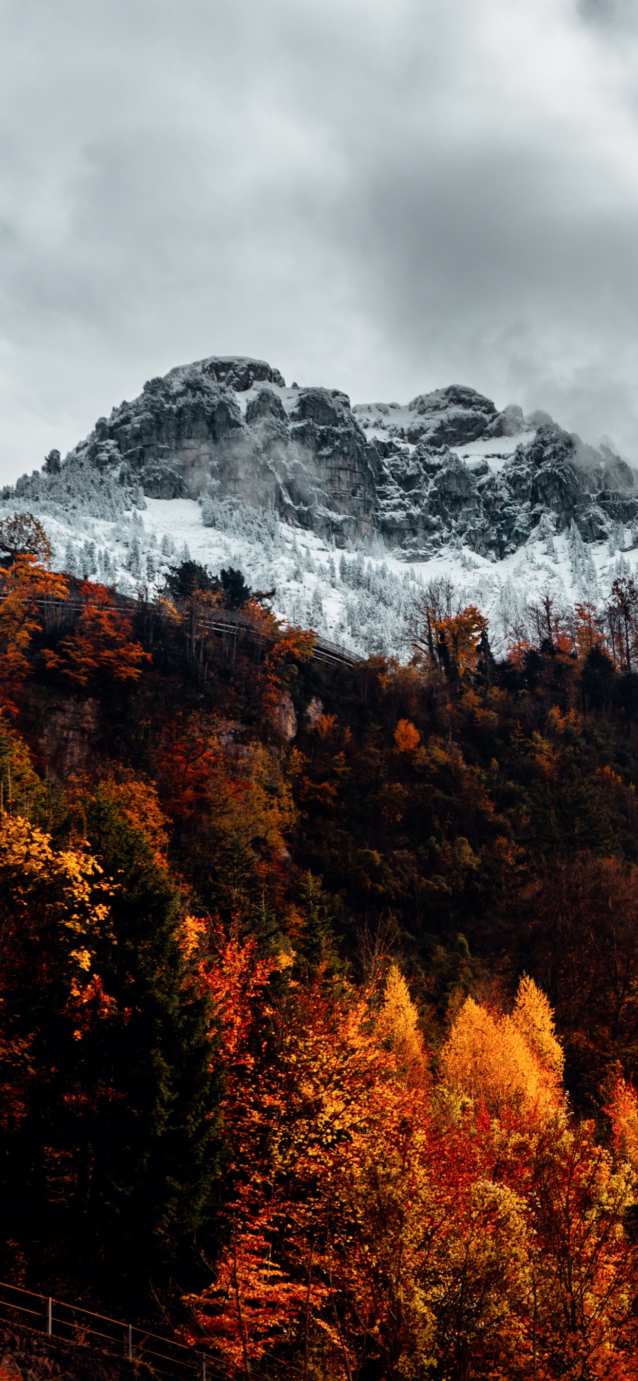 Alps Wallpaper 4K, Autumn, mountains, Forest, Wilderness, Nature