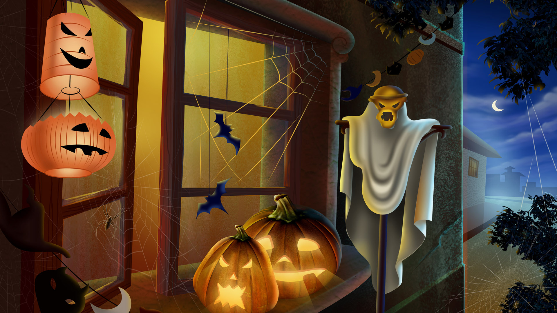 Free download Halloween Wallpaper [1920x1200] for your Desktop, Mobile & Tablet. Explore Halloween Background Free. Free Halloween 3D Desktop Wallpaper