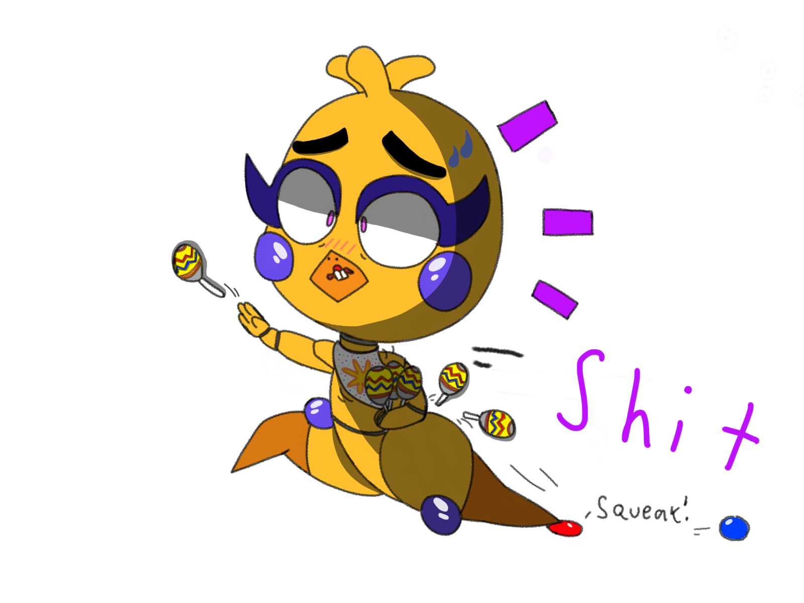 Rockstar Chica takes a tumble (?)