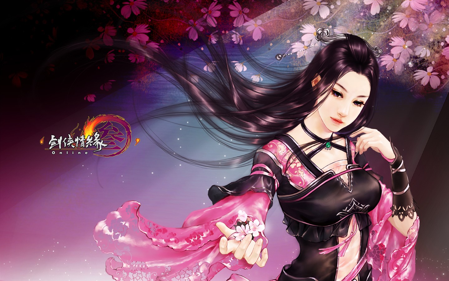 D martial arts online game wallpaper of JX 30232 / Games