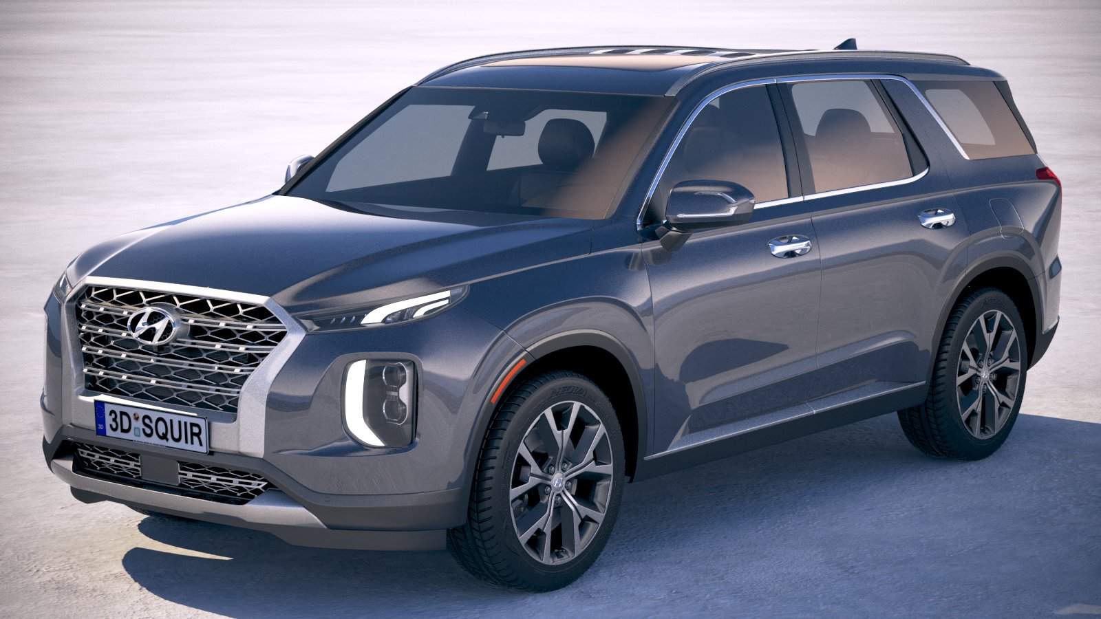 Hyundai Palisade 2020 3D Model