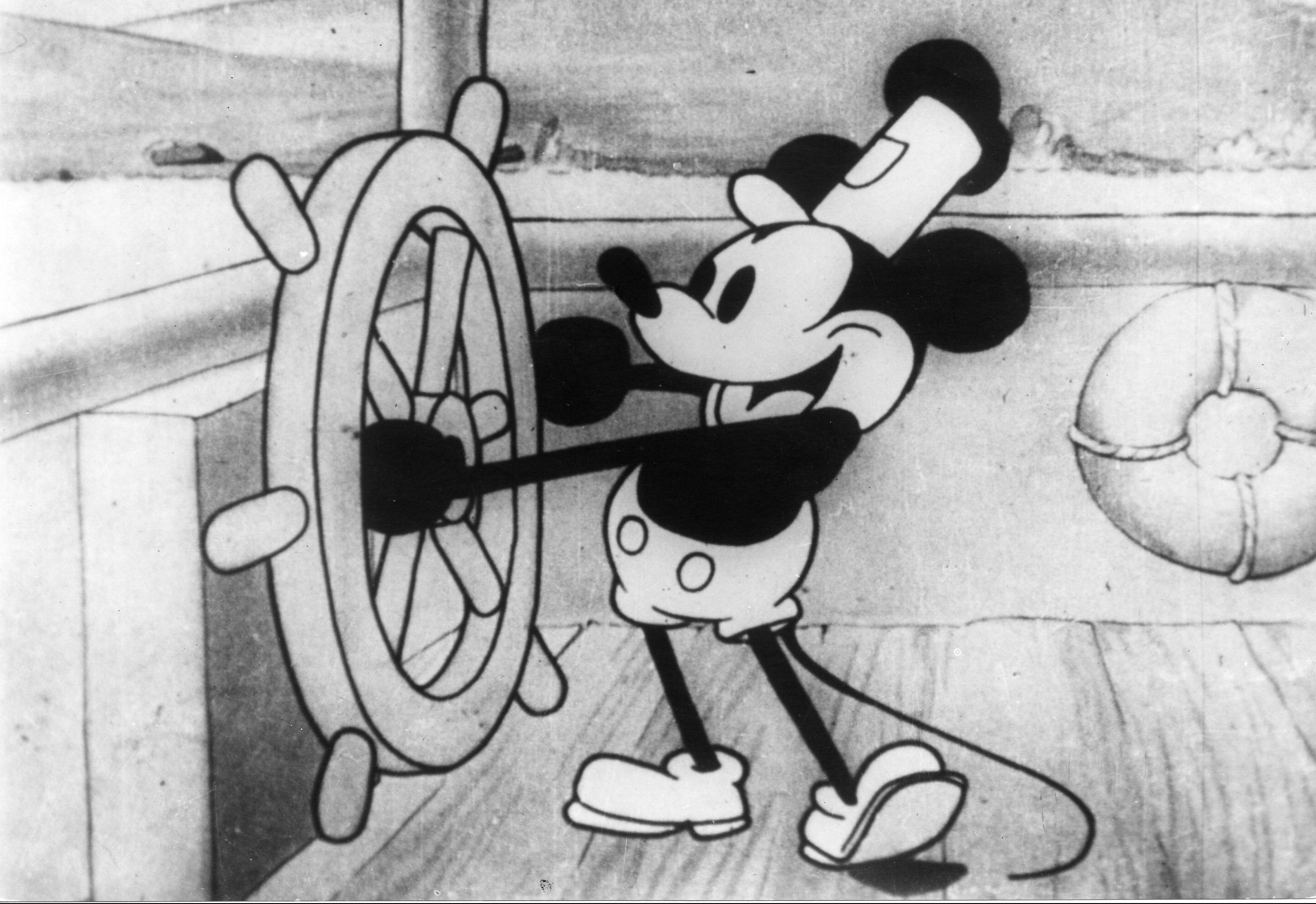 Nov 1928 Mickey Mouse Debuted in Steamboat Willie. Mickey mouse steamboat willie, Cartoon drawings, Mickey mouse cartoon