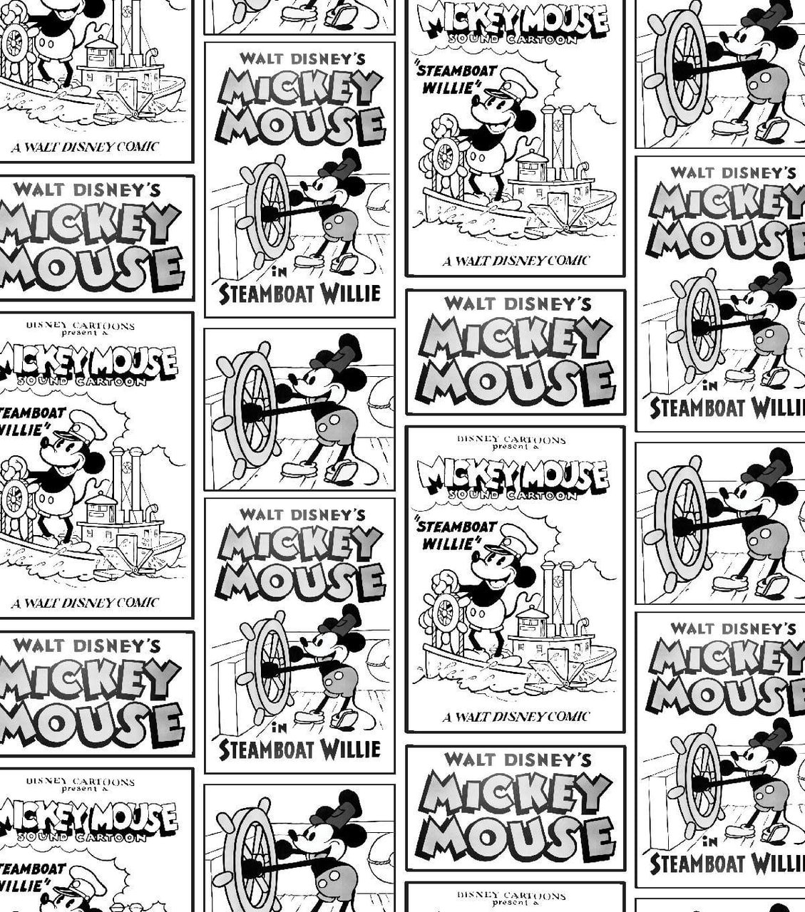 Steamboat Willie Pattern uploaded by J'me