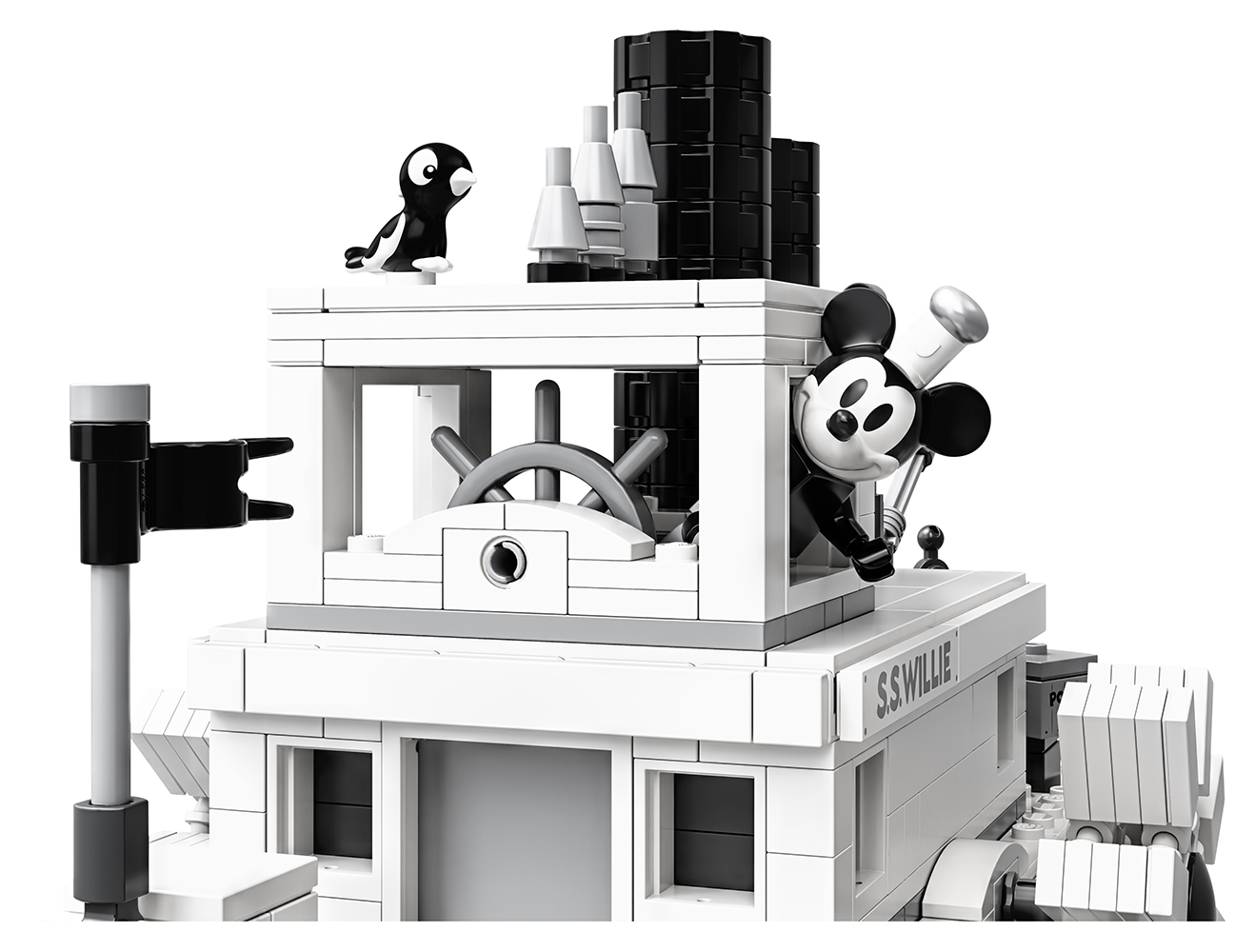 LEGO Celebrates Mickey's 90th With New Must Have Steamboat Willie Set!