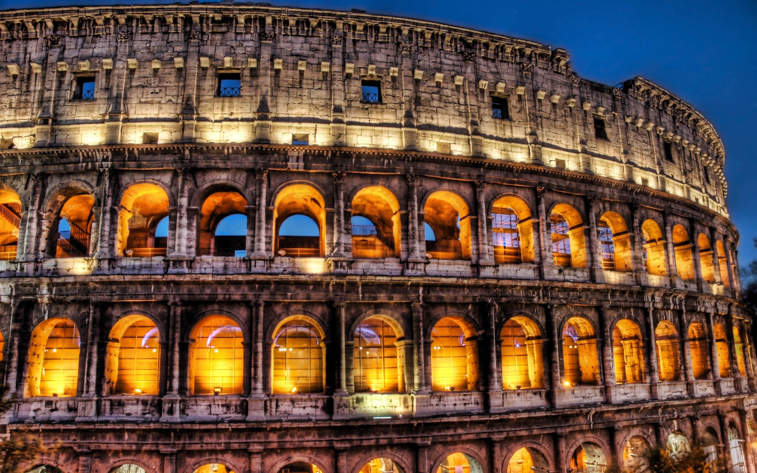 rome italy colosseum hdr photography