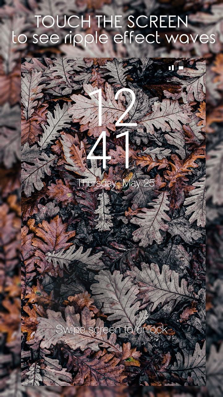 Autumn Aesthetic HD Ripple Wallpaper for Android