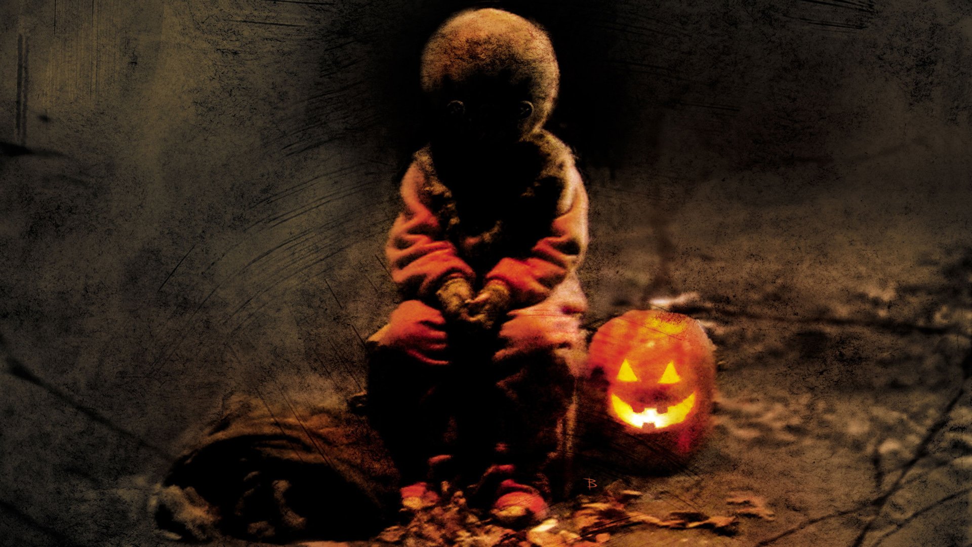 Wallpaper, 1920x1080 px, 23, dark, film, Halloween, horror, movie, R, thriller, treat, trick 1920x1080