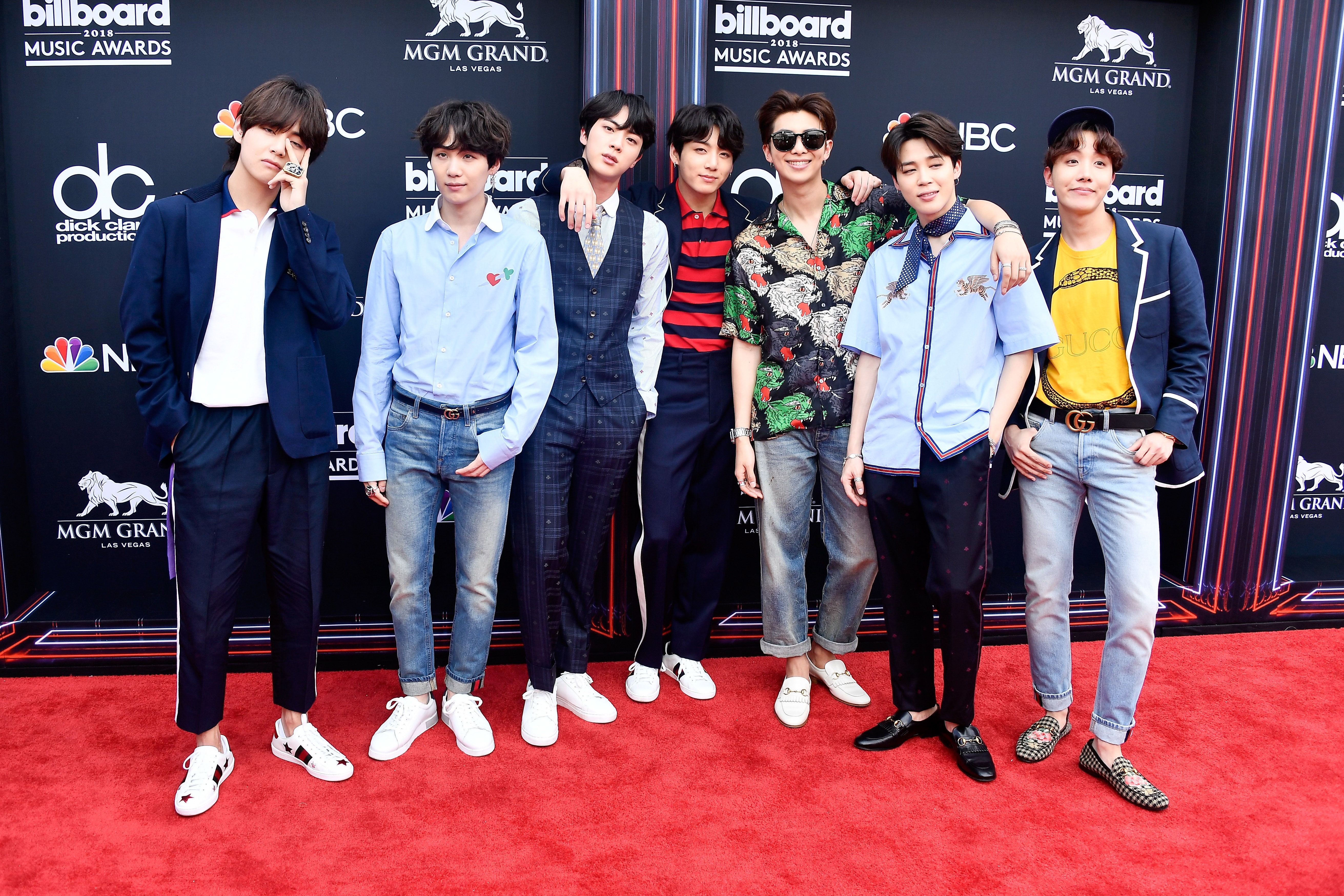Billboard Music Awards 2018: BTS Wears Gucci on the Red Carpet