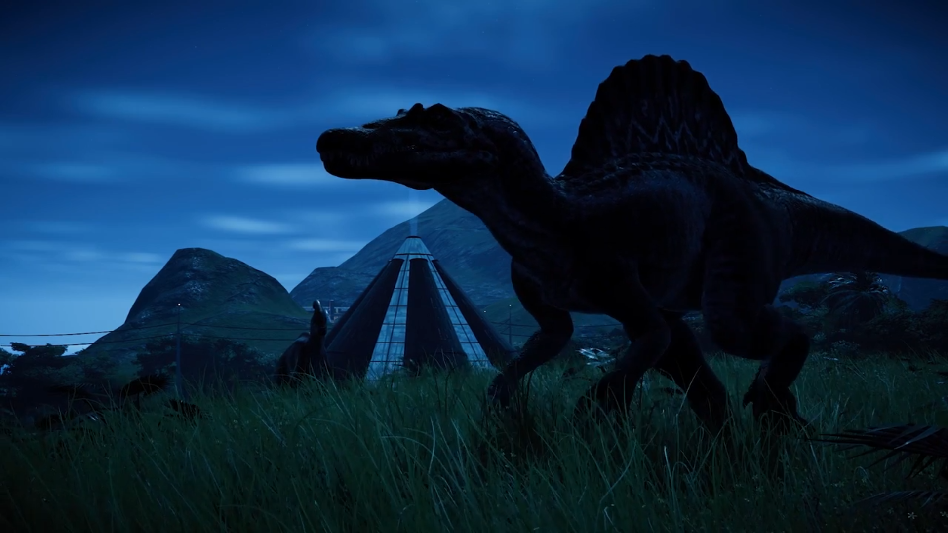 Spinosaurus in Isla Pena !!: jurassicworldevo