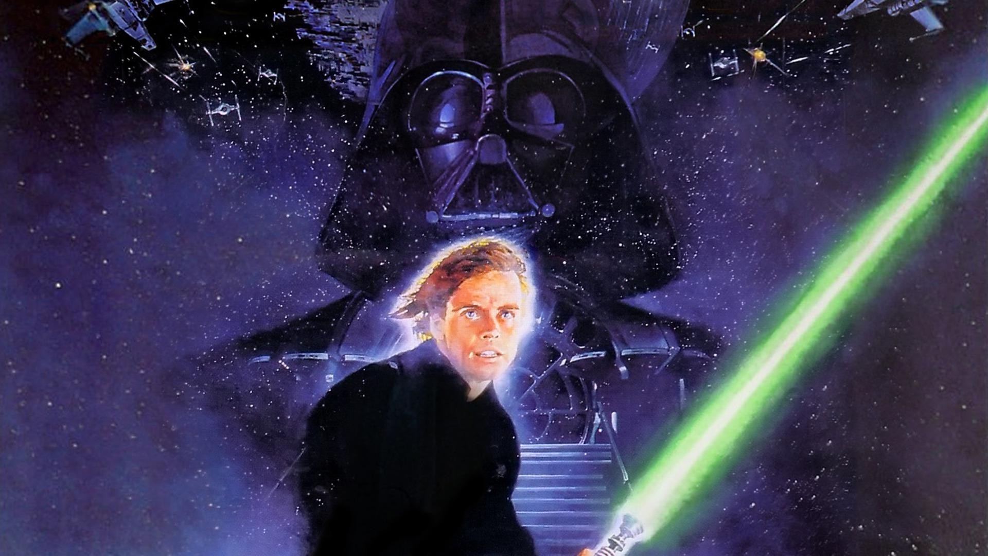 Wallpaper, Star Wars, movies, Darth Vader, universe, astronomy, Luke Skywalker, midnight, Star Wars Episode VI The Return of the Jedi, darkness, screenshot, 1920x1080 px, computer wallpaper, special effects, outer space, astronomical