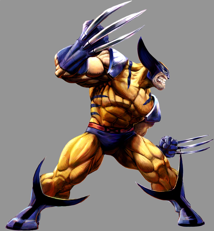 Marvel Wolverine Clipart Vs Capcom 2 Png
