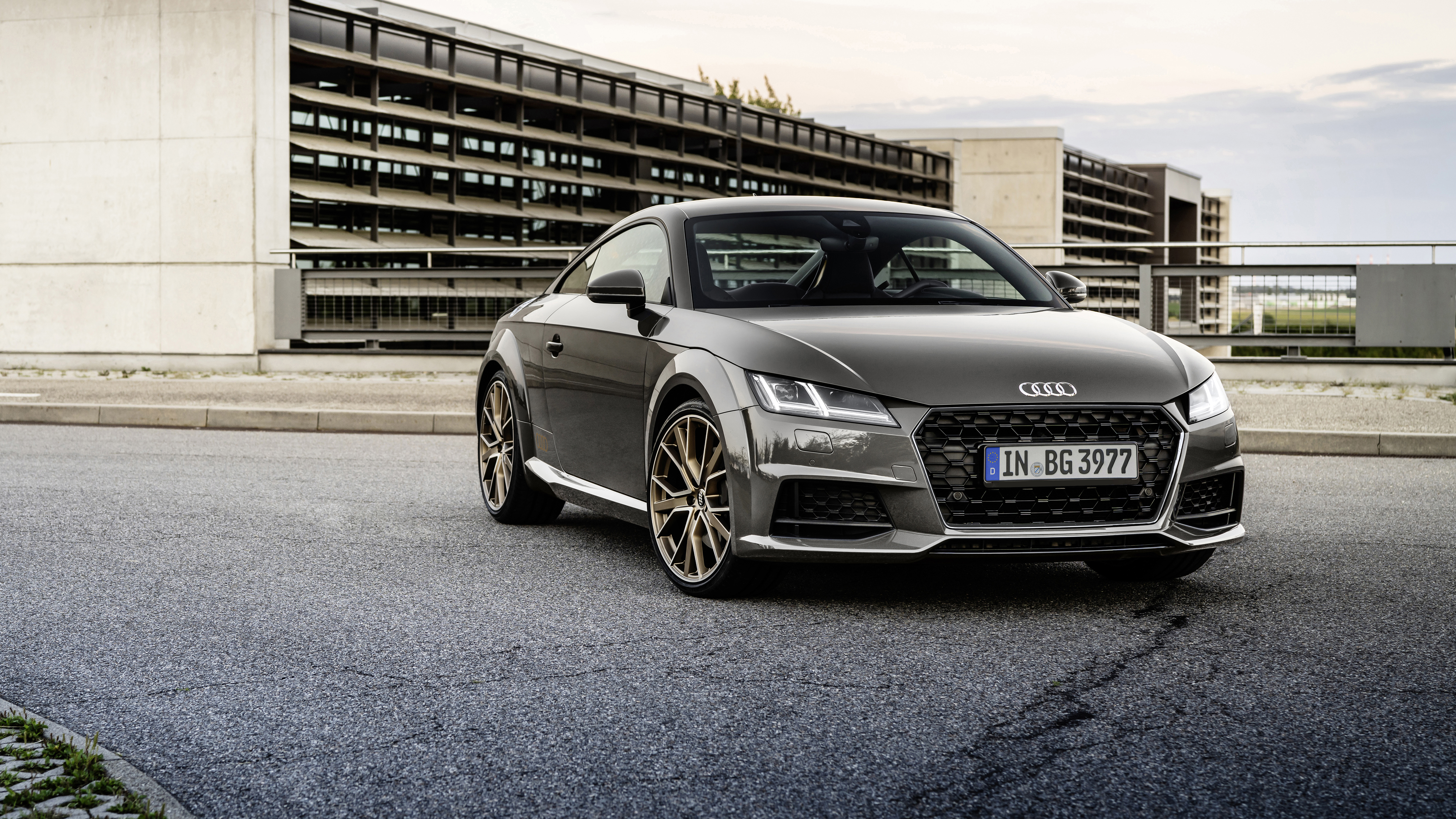 Audi TT Coupé bronze selection 2021 5K Wallpaper. HD Car Wallpaper
