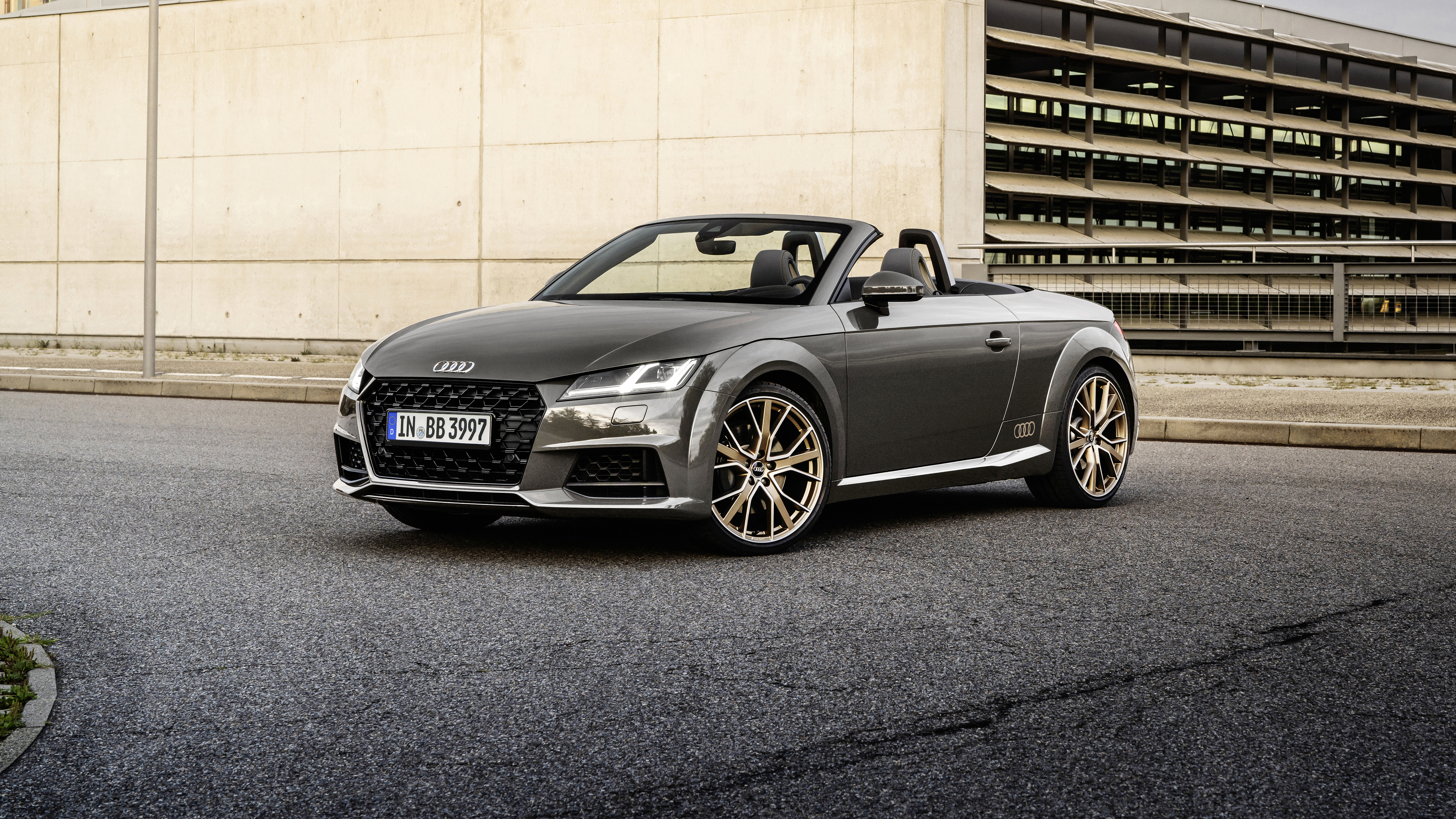 Audi TT Roadster bronze selection 2021 5K Wallpaper. HD Car Wallpaper