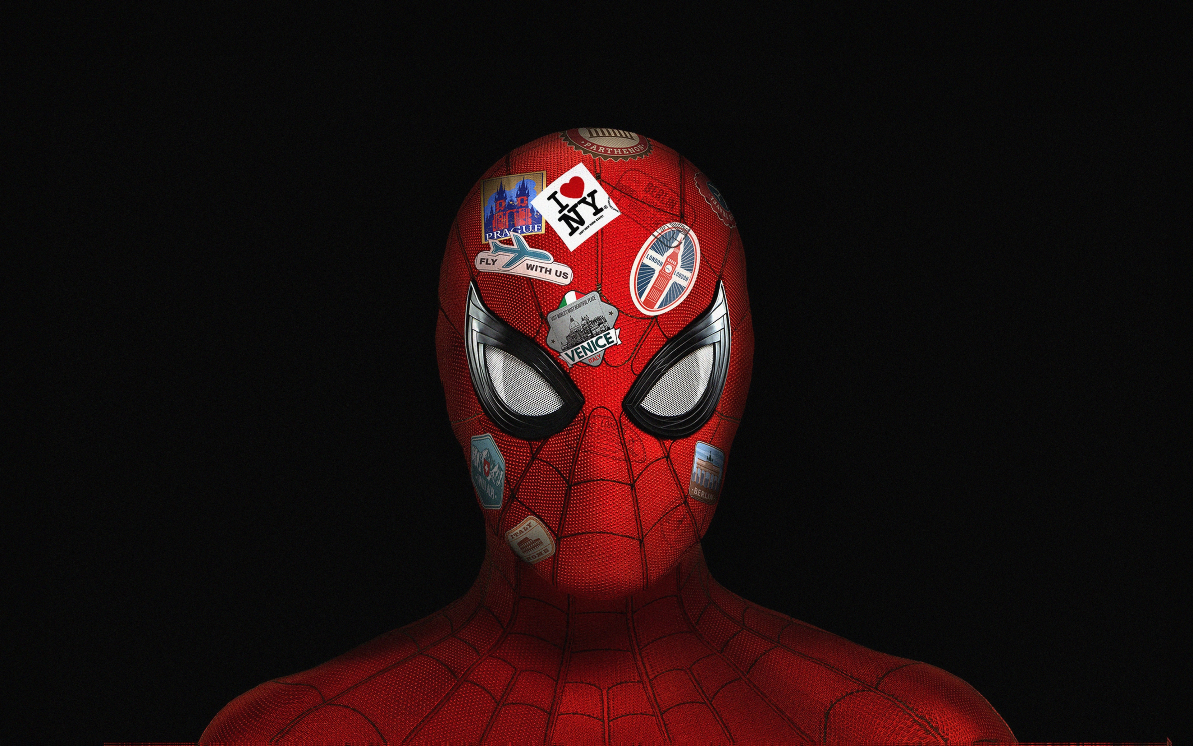 Download Spider Man: Far From Home, Cover, Art Wallpaper, 3840x2400, 4K Ultra HD 16:10, Widescreen