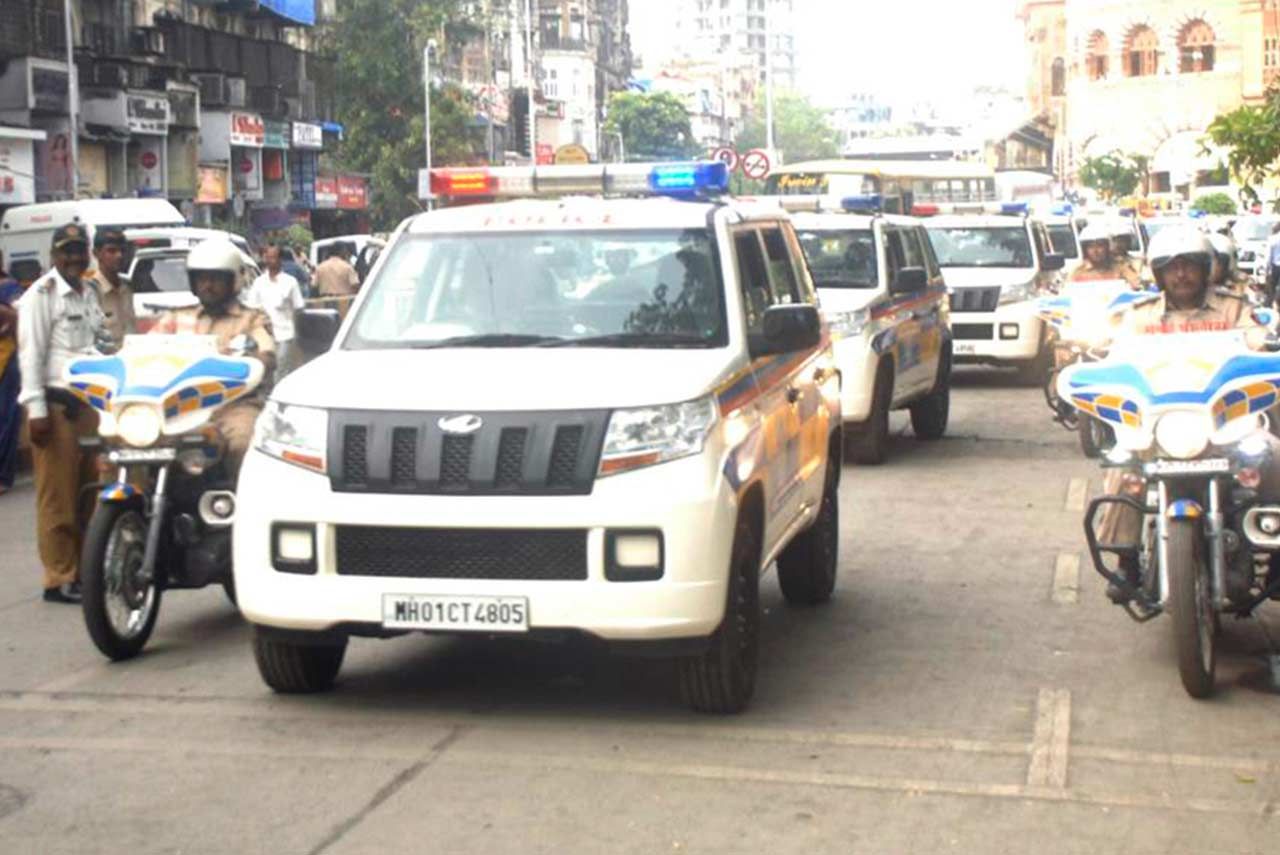 Mumbai Police has officially added the Mahindra TUV300 to its fleet. The SUV is likely to replace the ageing Mahindra Bolero. Fleet, Police, Police cars