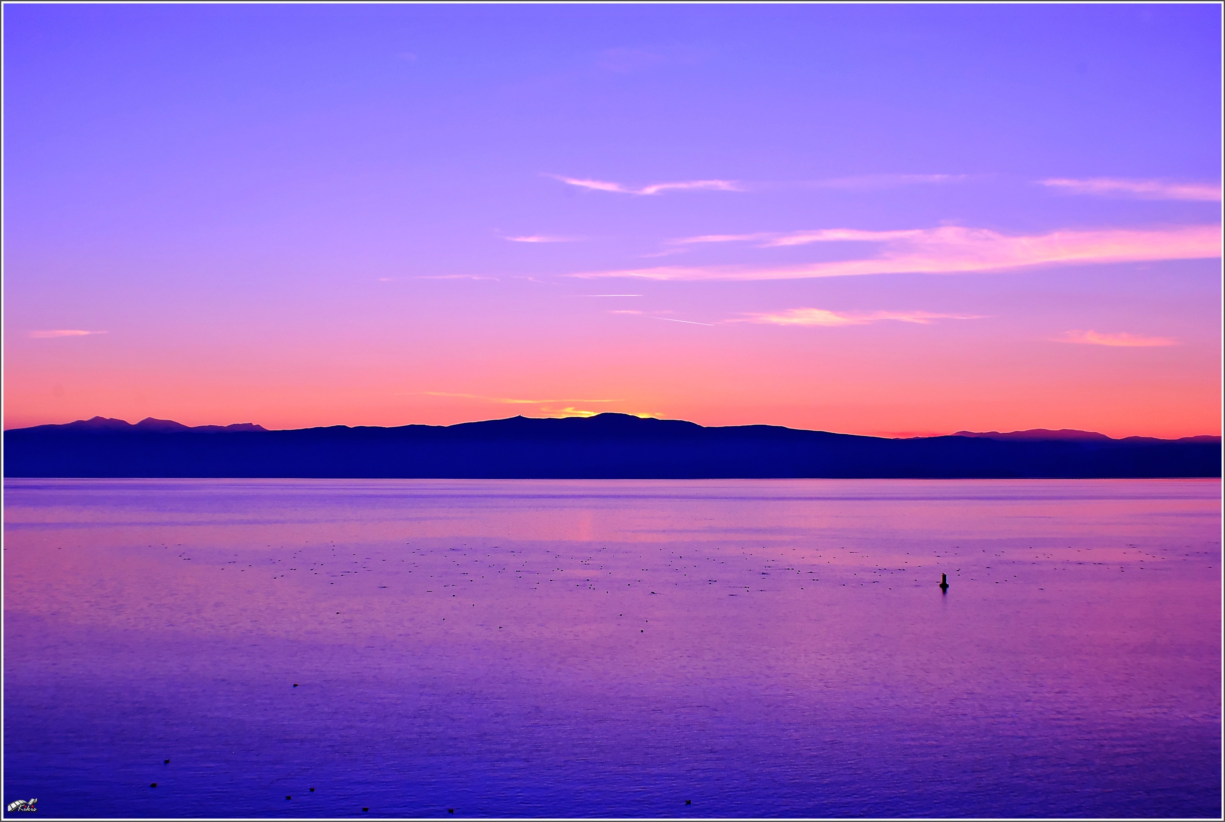 ohrid, Lake, Sunset Wallpaper HD / Desktop and Mobile Background