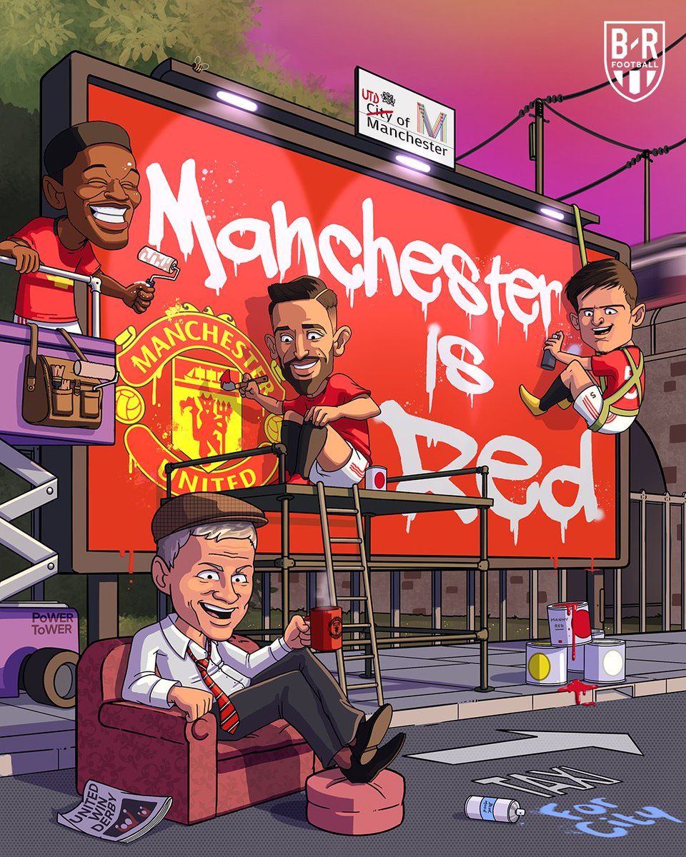 Manchester United Cartoon Wallpapers Wallpaper Cave