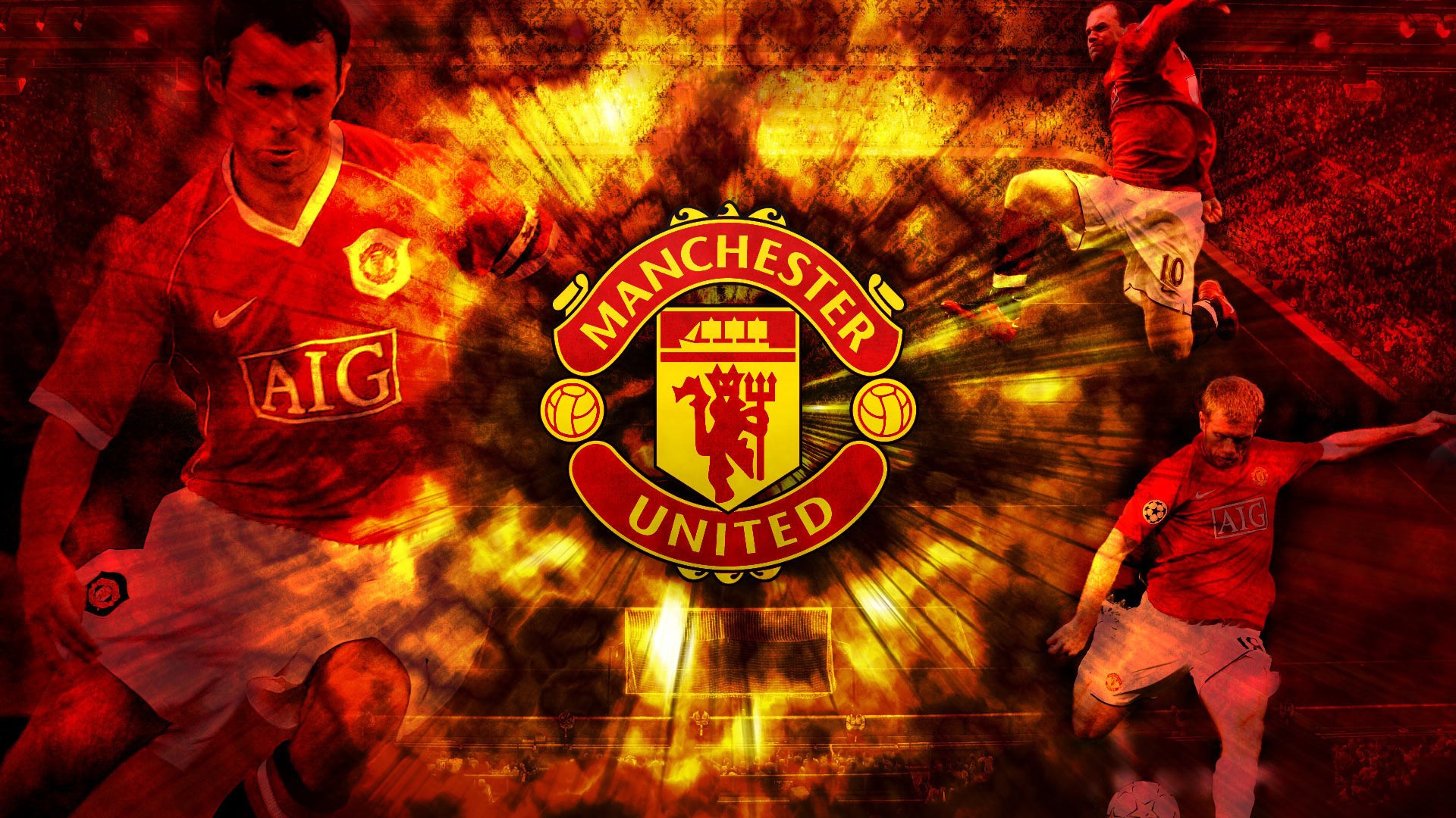 Manchester United Cartoon Wallpapers Wallpaper Cave