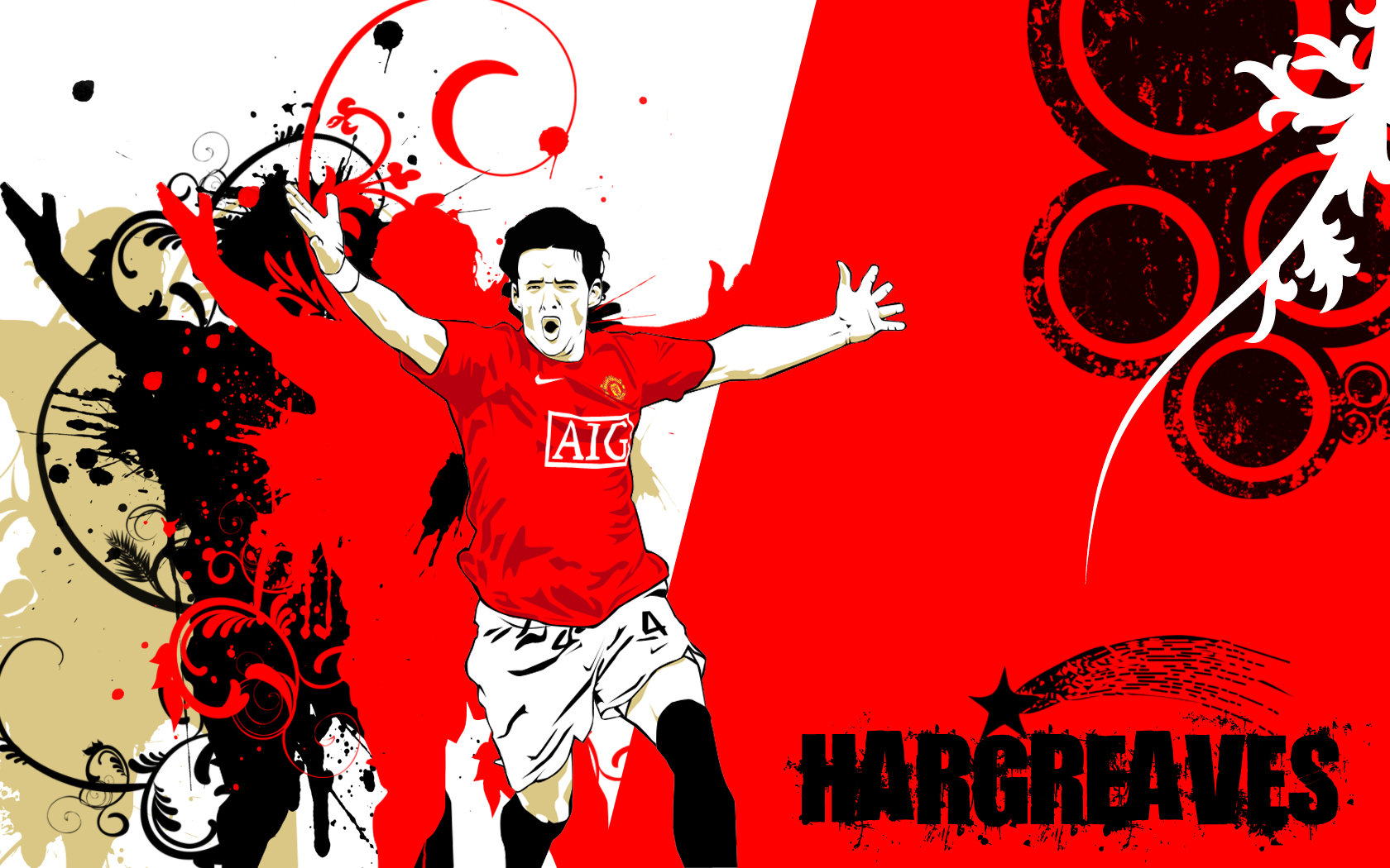 Manchester United Cartoon Wallpapers Wallpaper Cave
