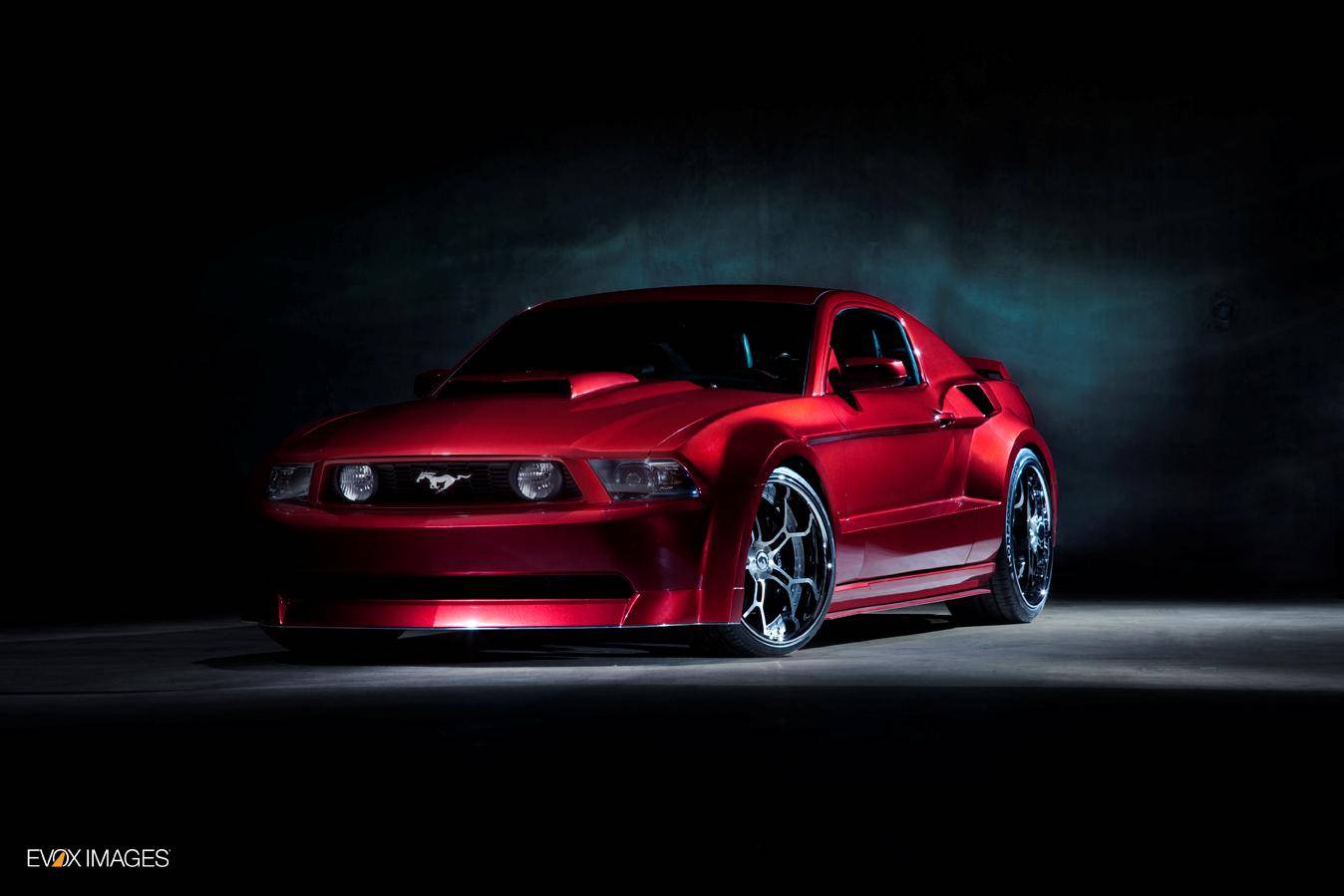Ford Mustang Red Black