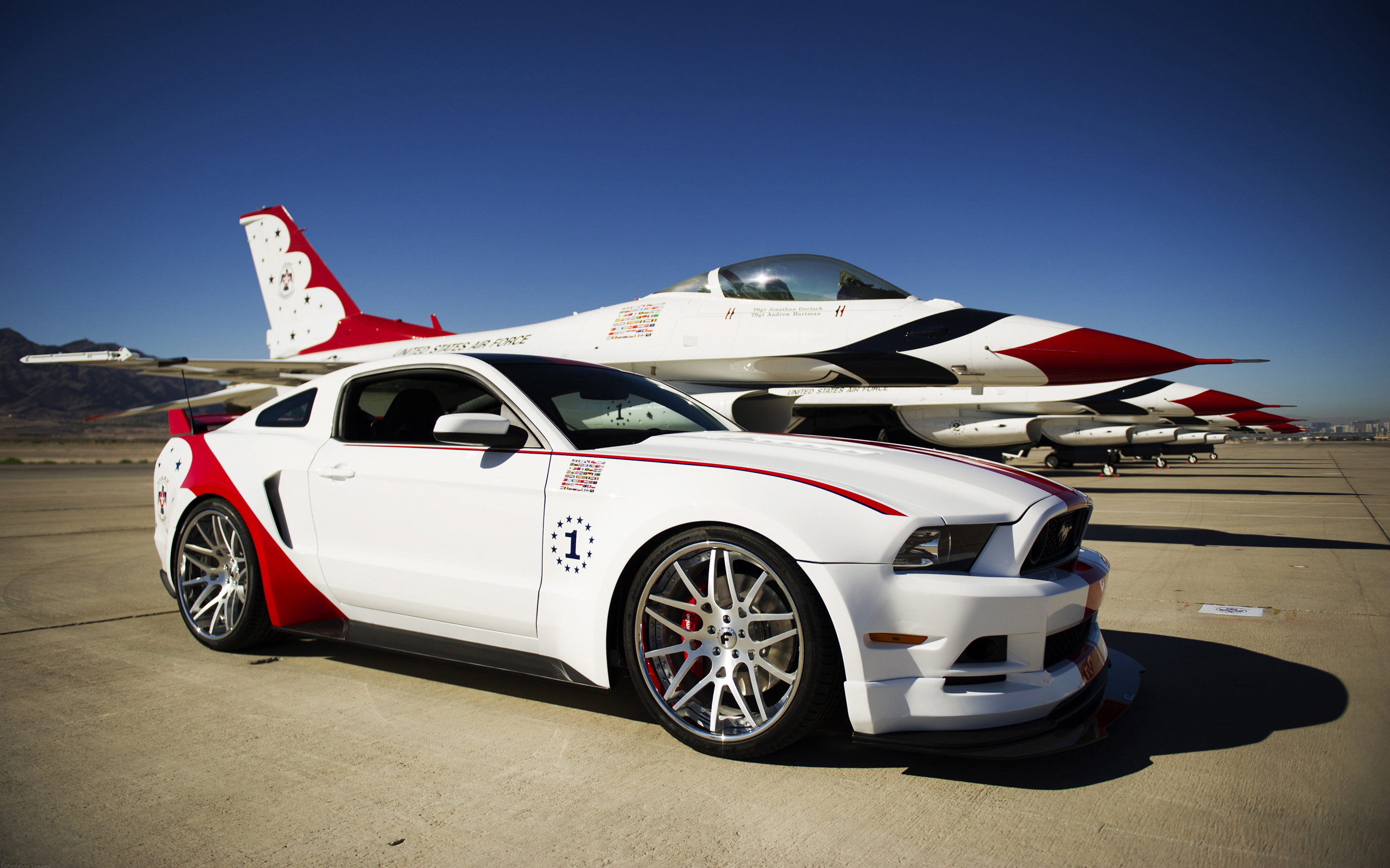 Ford Mustang GT US Air Force Thunderbirds Edition Wallpaper. HD Car Wallpaper