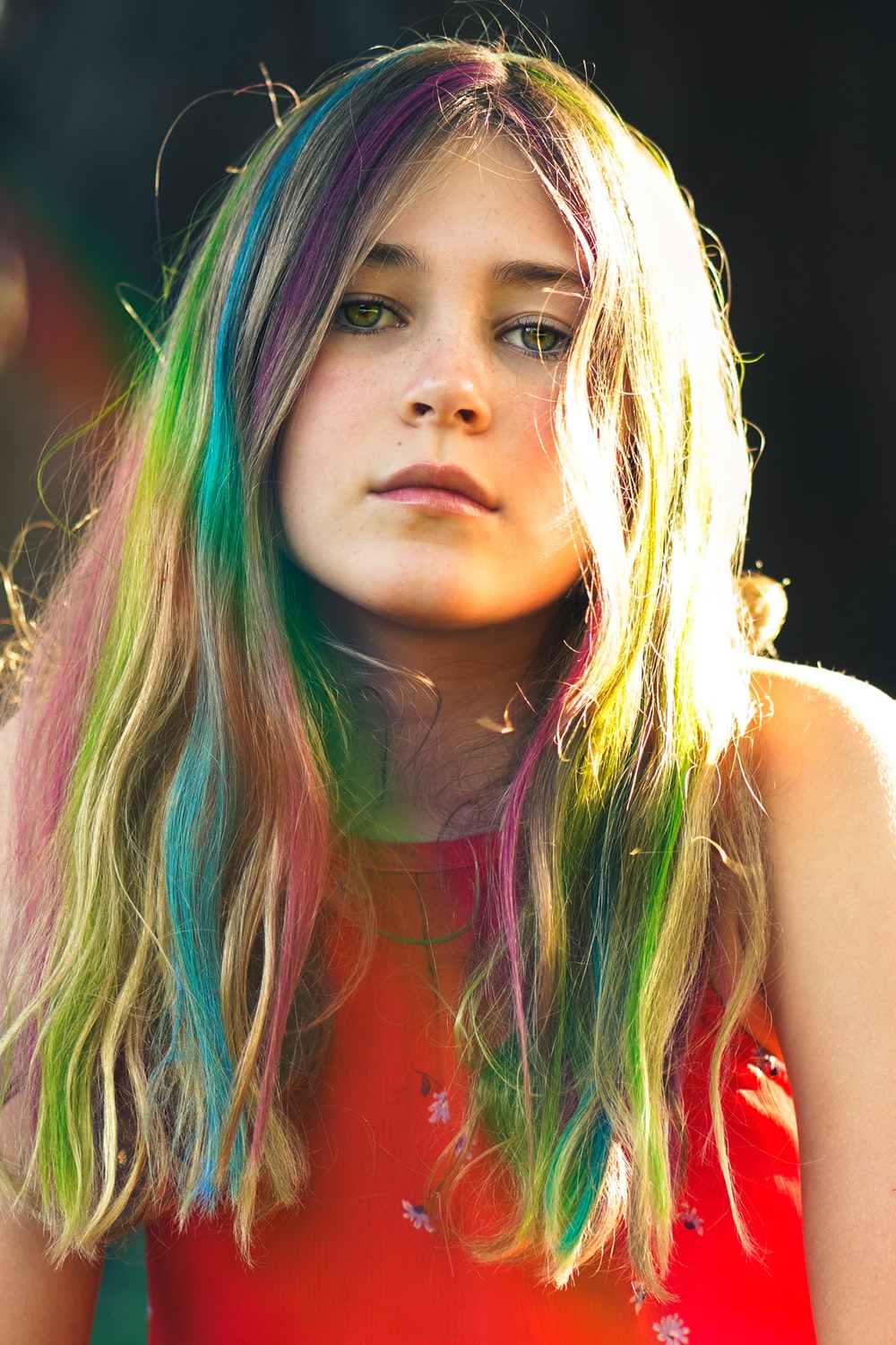 Rainbow Girl Picture. Download Free Image