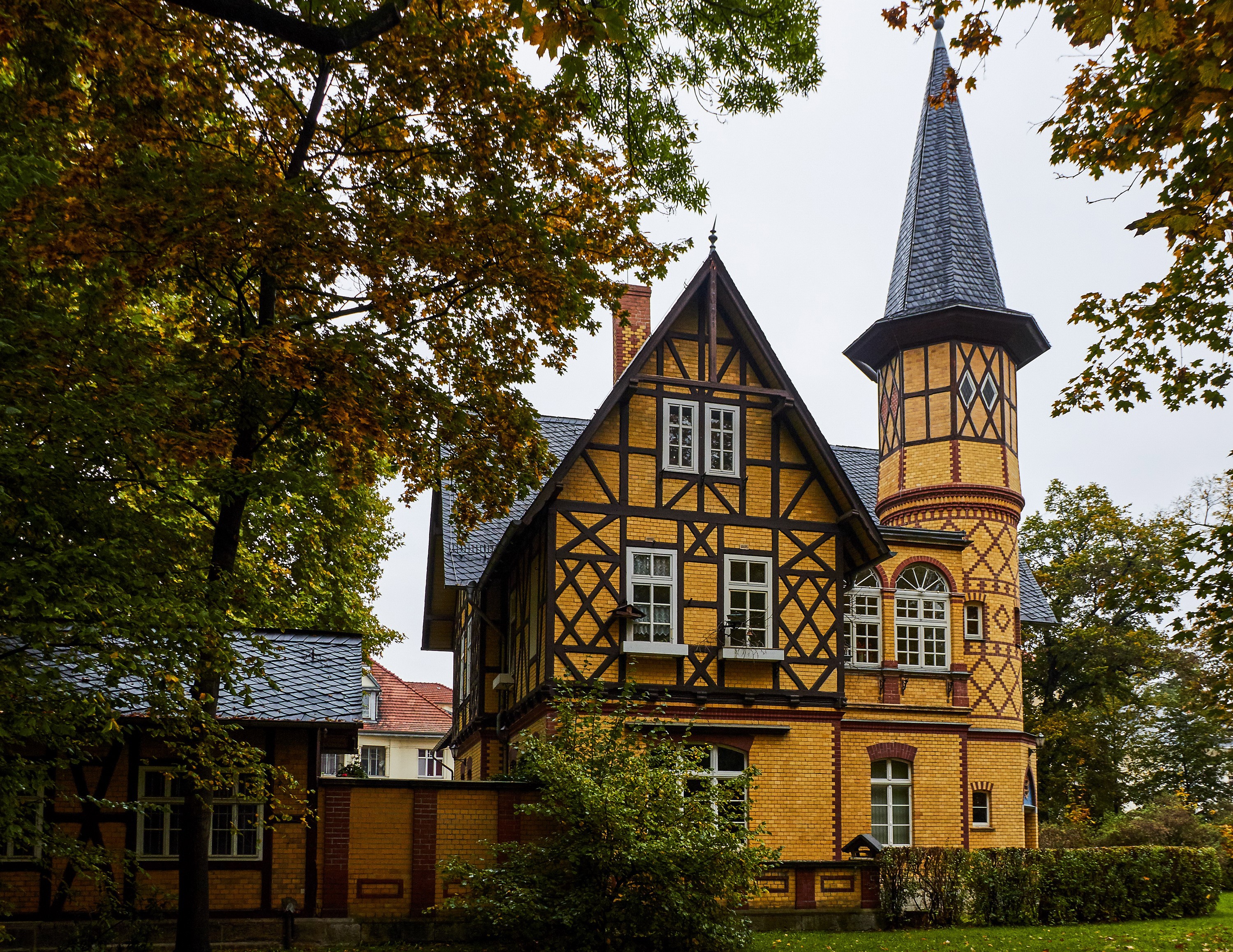 Quedlinburg, Germany, Houses, Autumn, Mansion, Design. Mocah HD Wallpaper