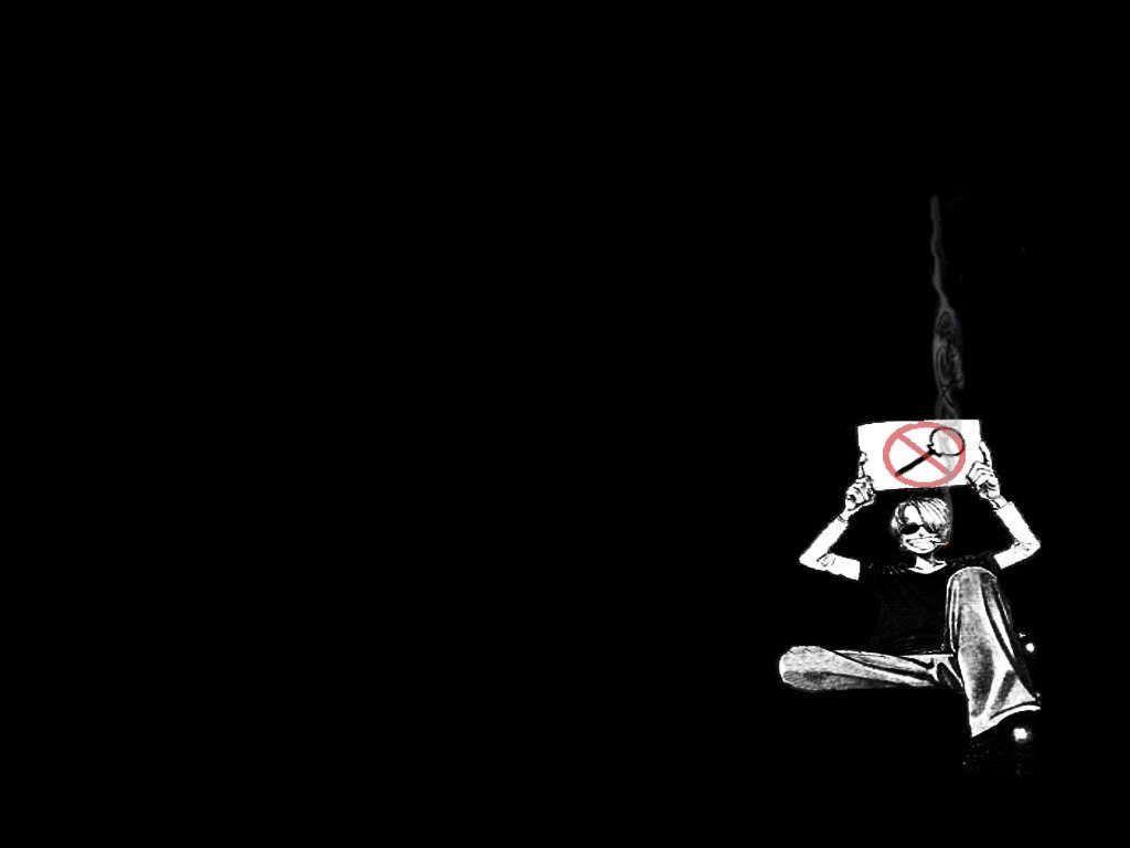 Wallpaper ID 122583  anime anime man minimalism black dark white One  Piece free download