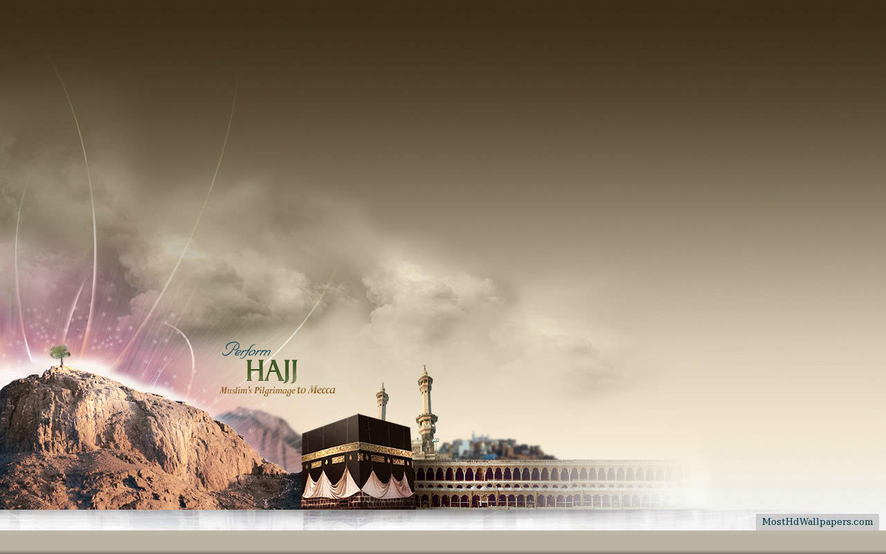 HD Islamic Wallpaper, Khana Kaba Islamic Wallpaper, 1366x768
