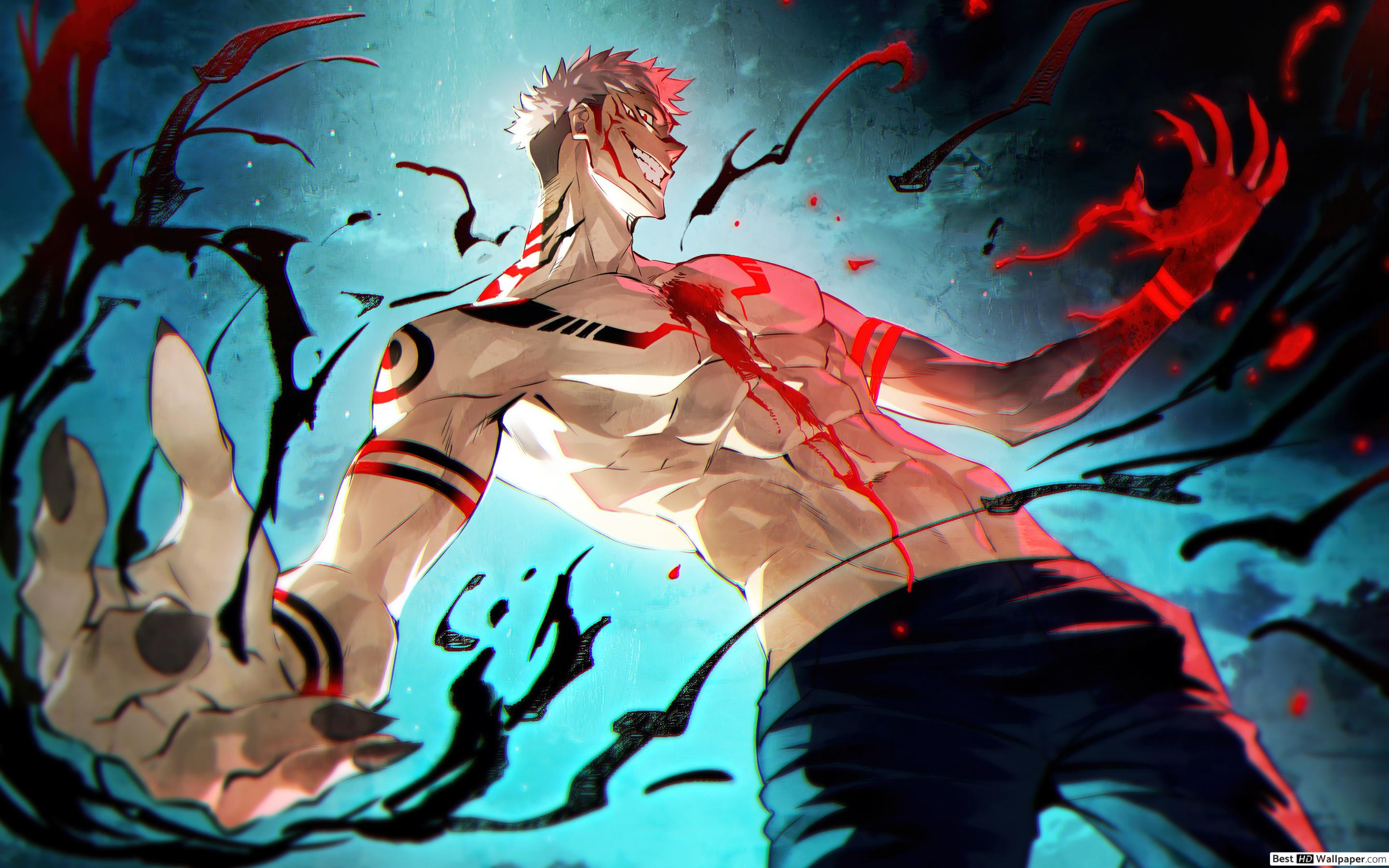 Jujutsu Kaisen Itadori Sukuna HD wallpaper download