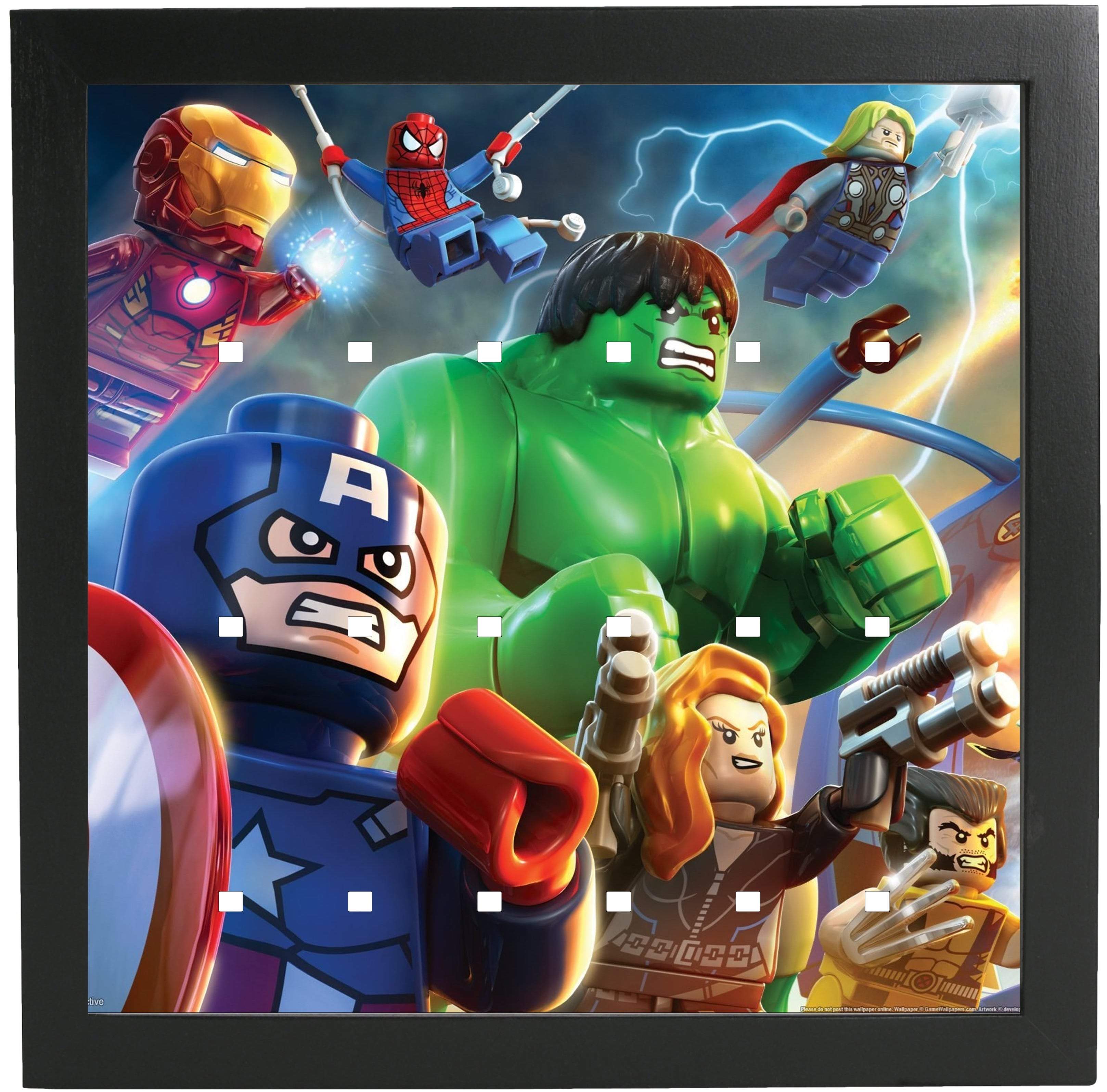 Hulk Display Frame for Marvel Super Heroes Minifigures