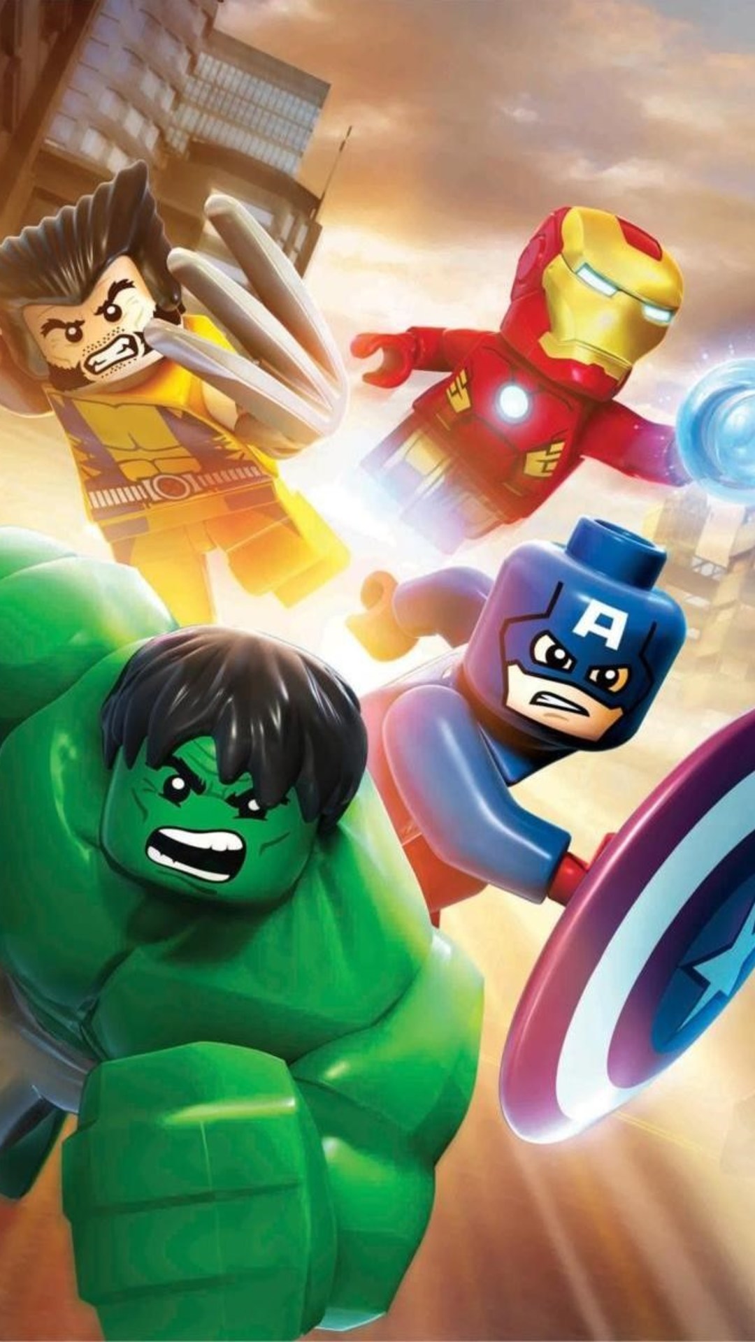 1080x1920 lego, super heroes, cartoons for iPhone 8 wallpaper