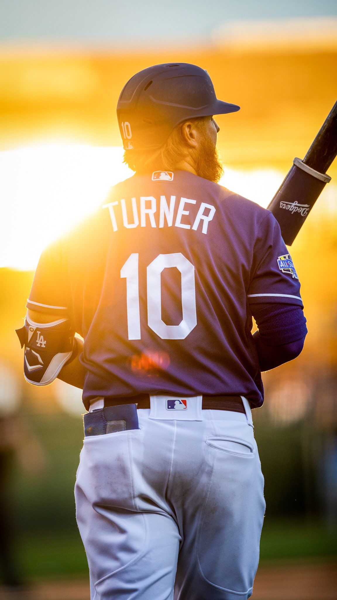 Justin Turner Minimalist Wallpaper : Dodgers