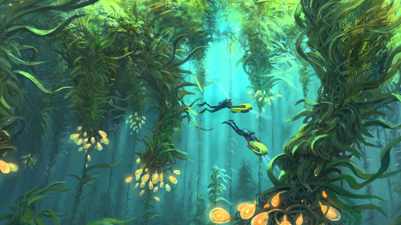 Subnautica Concept Art: Kelp Forest